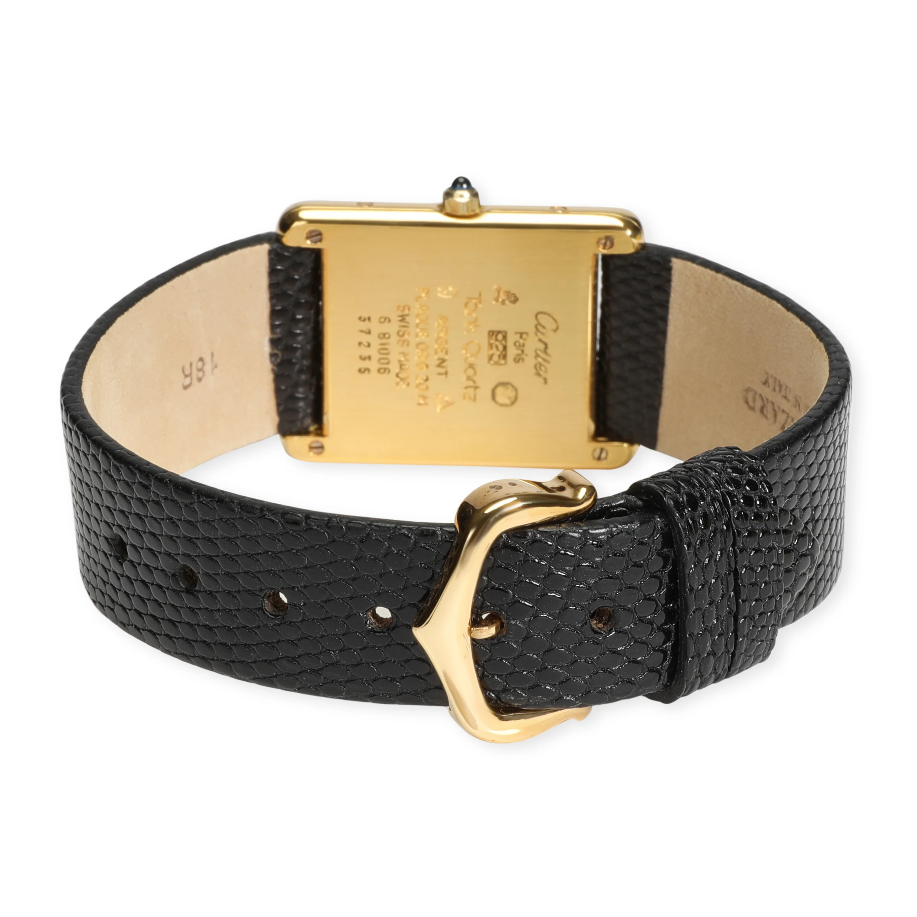 Must de Cartier Tank 6 81006 Unisex Watch in  Vermeil - Image 4