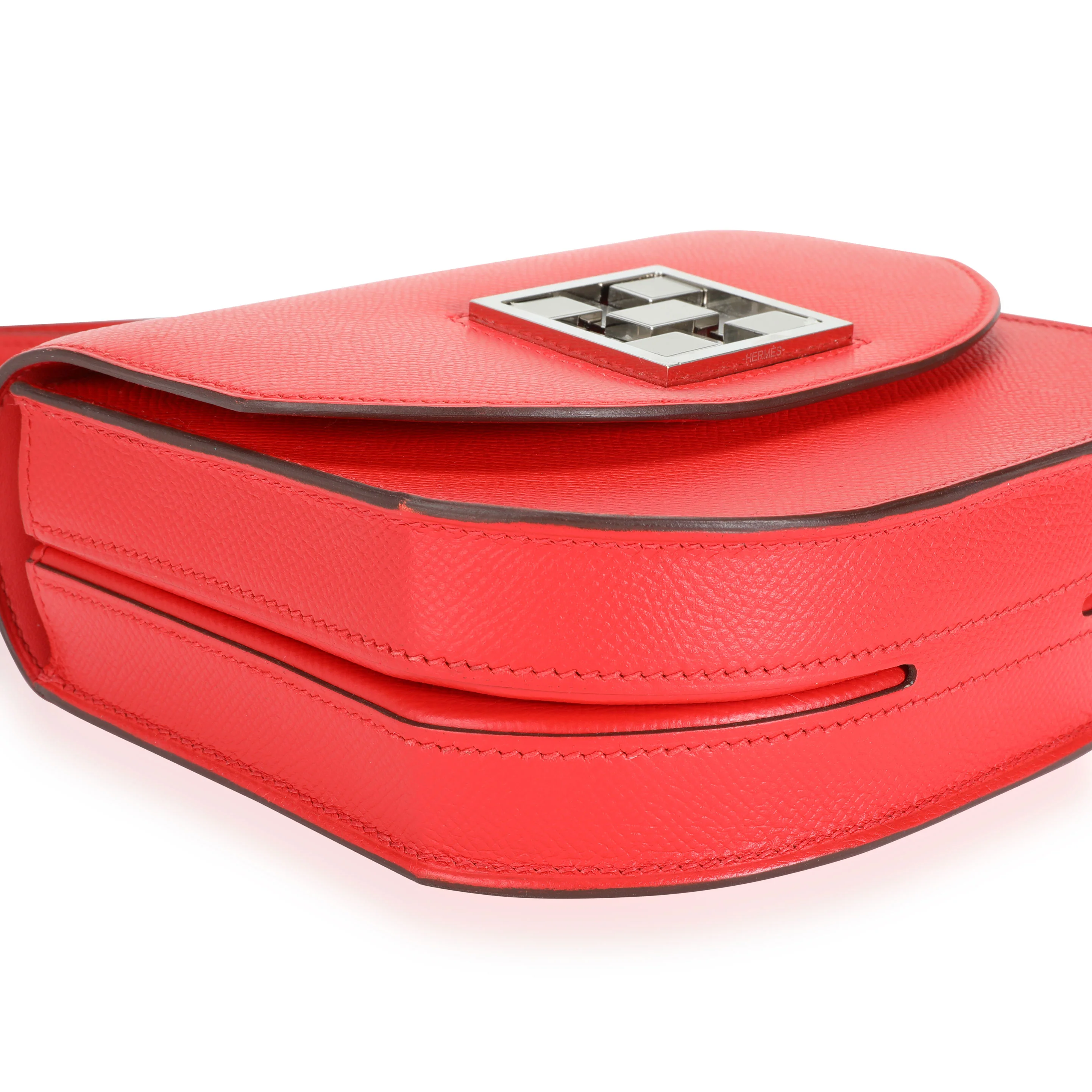 Rouge De Coeur Epsom Mosaique Au 24-17 Bag PHW - Image 5
