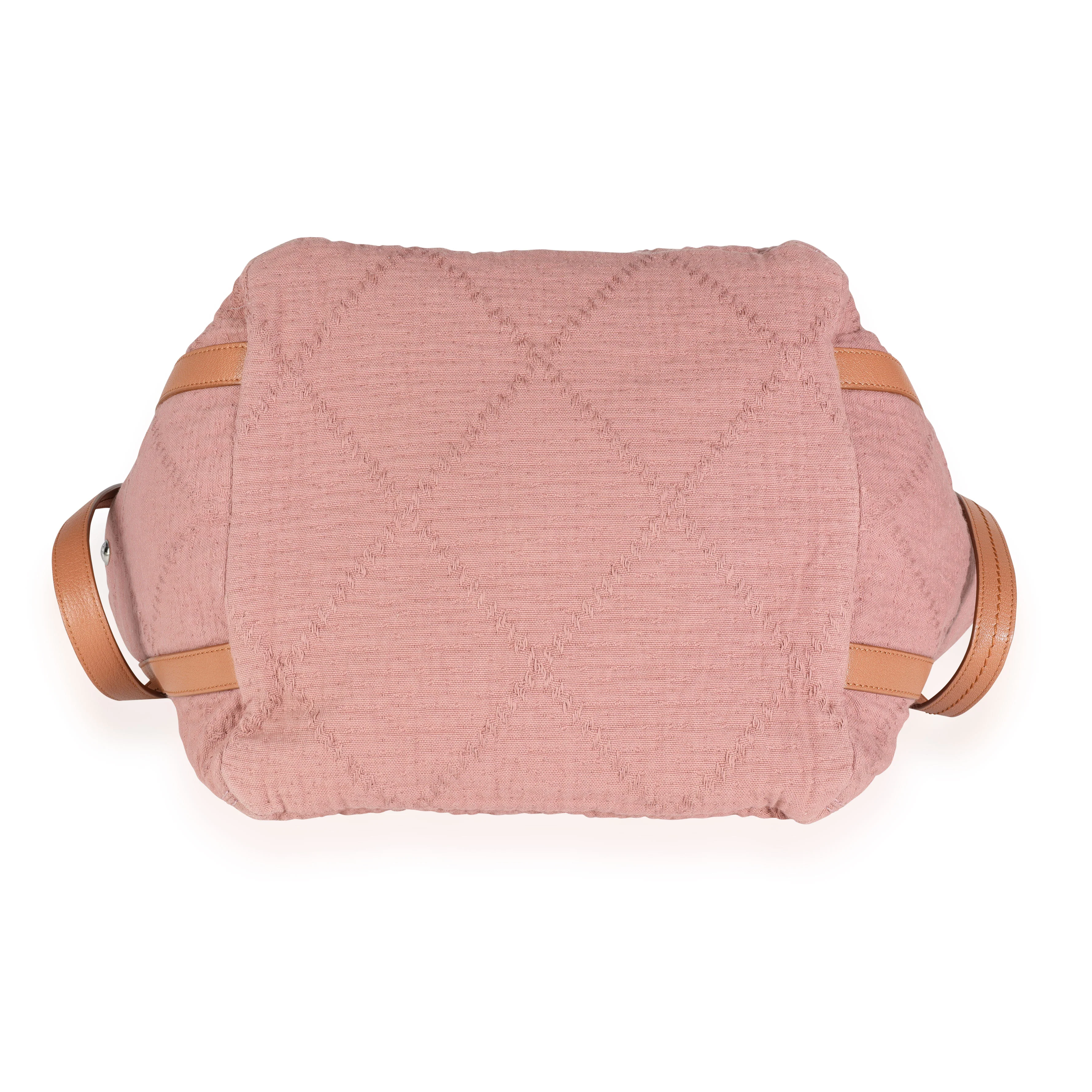 Chanel Dusty Rose Double Face Fringe Deauville Tote - Image 4