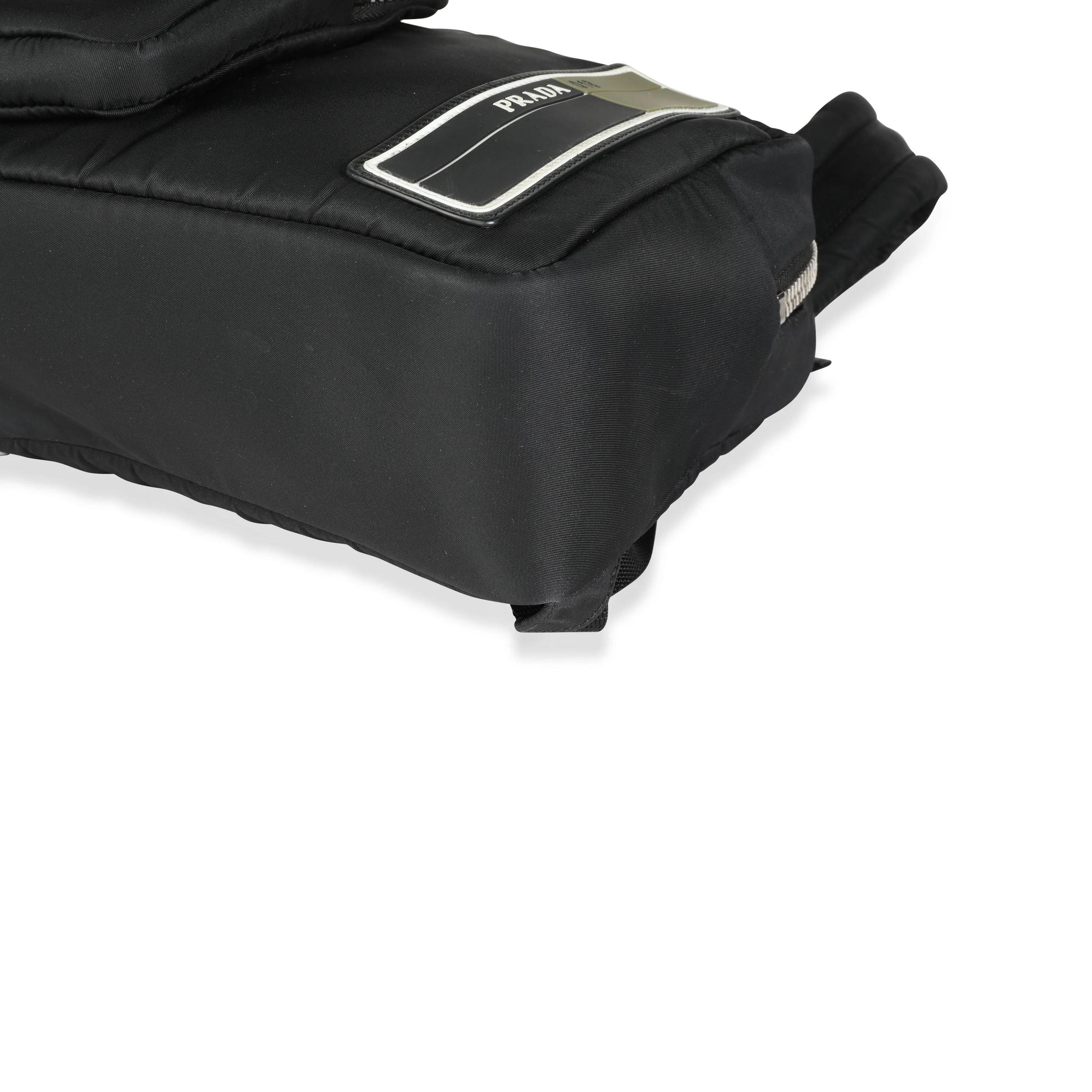 Black Tessuto Pocket Nylon Technical Backpack - Image 6