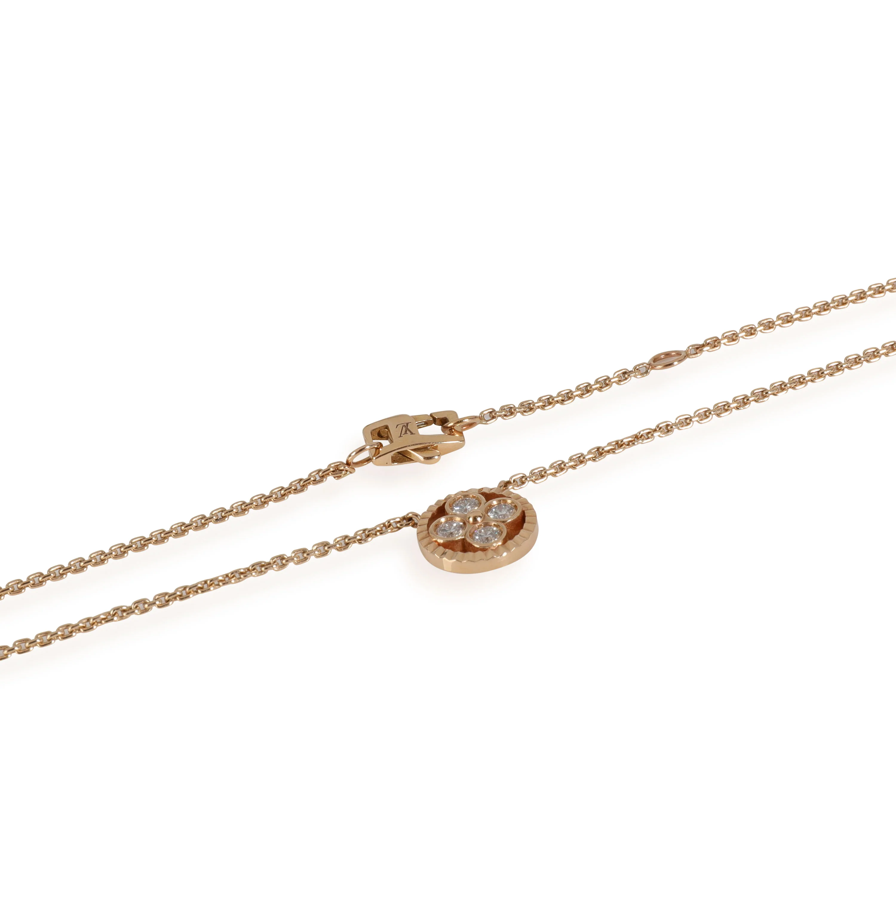 Blossom BB Diamond Pendant in 18K Rose Gold 0.2 CTW - Image 3