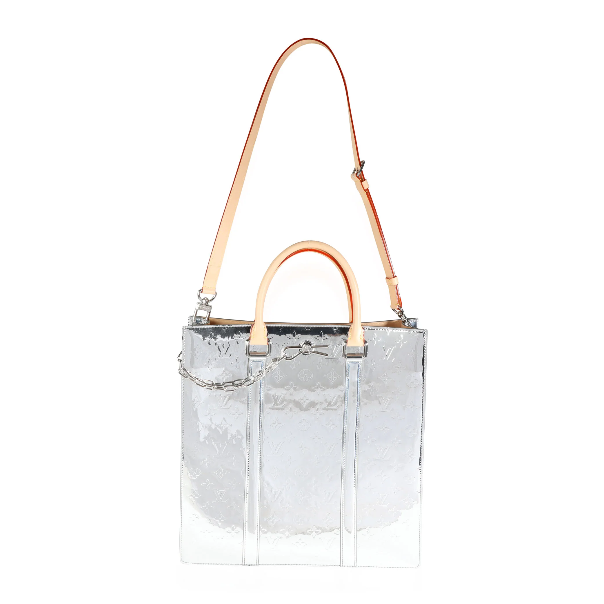 Limited Edition Monogram Mirror Coated Miroir Sac Plat - Image 4
