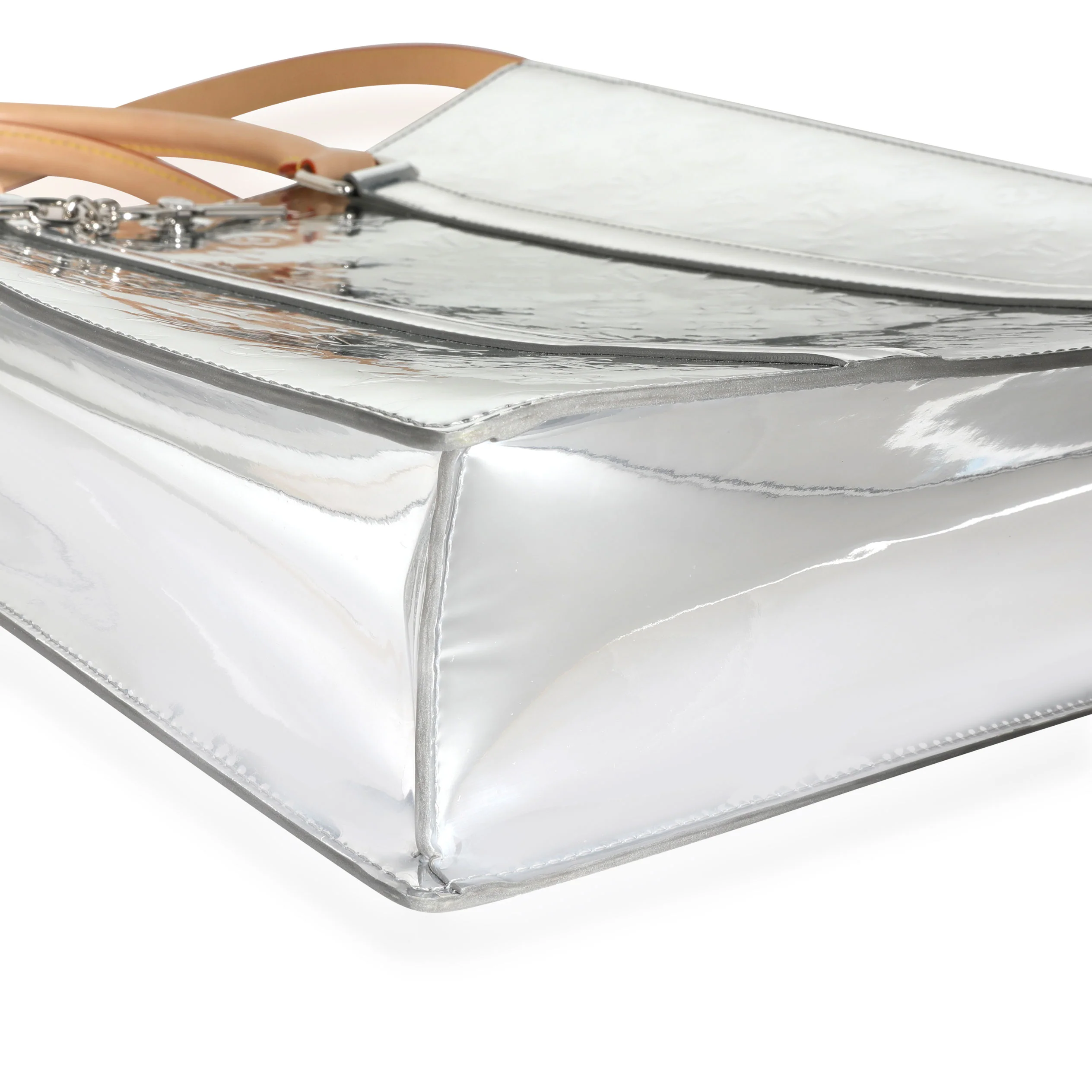 Limited Edition Monogram Mirror Coated Miroir Sac Plat - Image 7