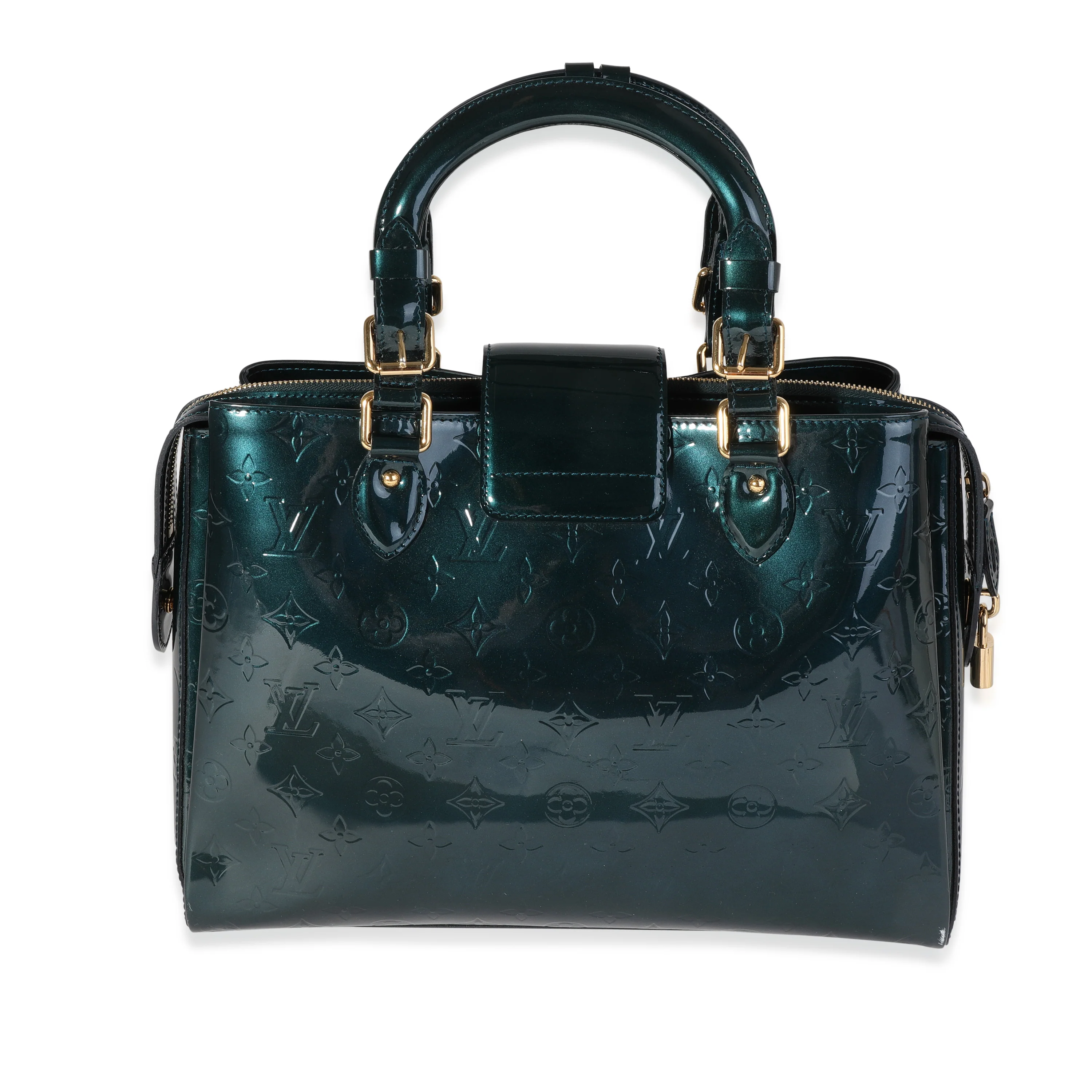 Louis Vuitton Bleu Nuit Monogram Vernis Melrose Avenue - Image 3