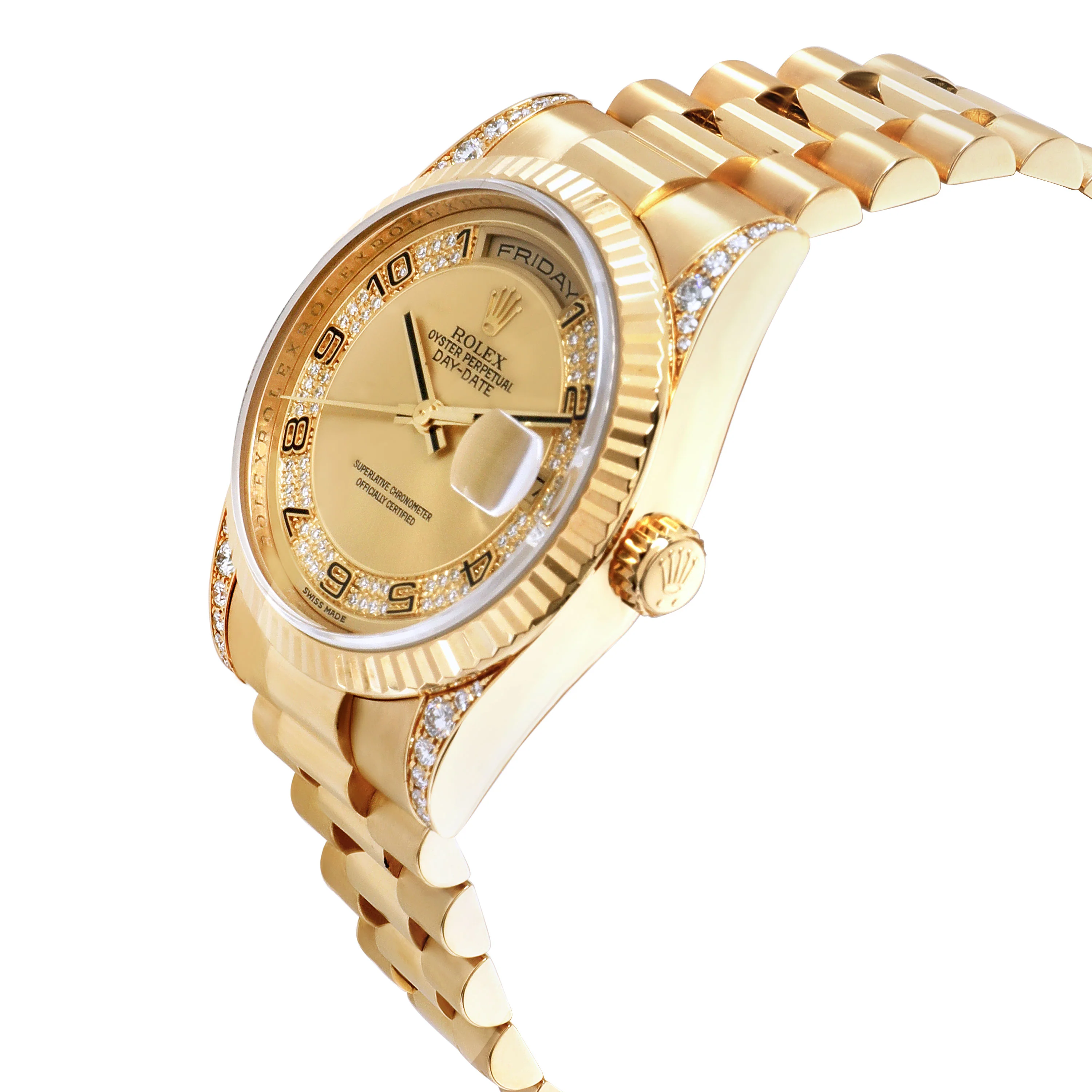 Rolex Day-Date 118338 Mens Watch in 18kt Yellow Gold - Image 3