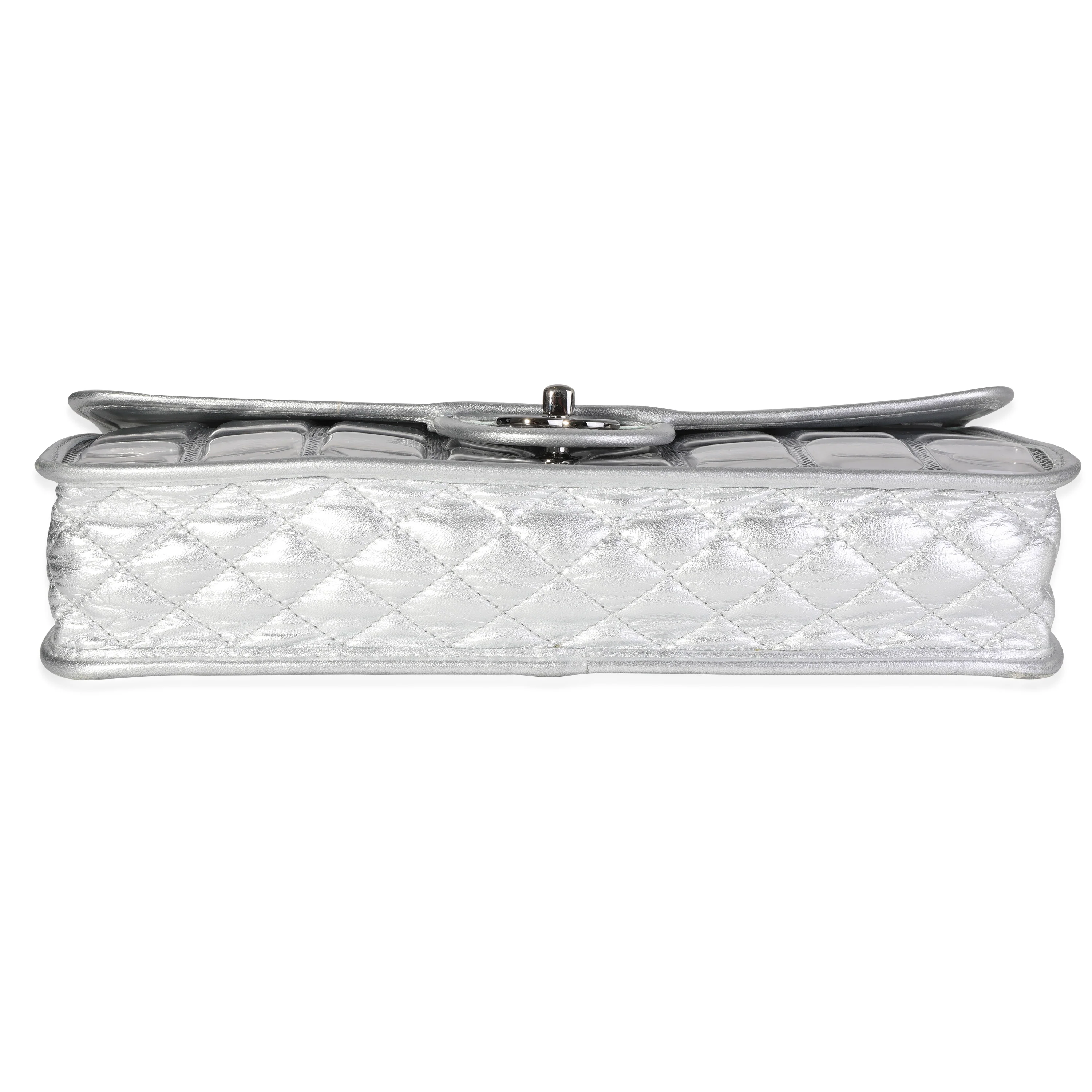 Chanel Silver Ice Cube Flap Bag - Image 3