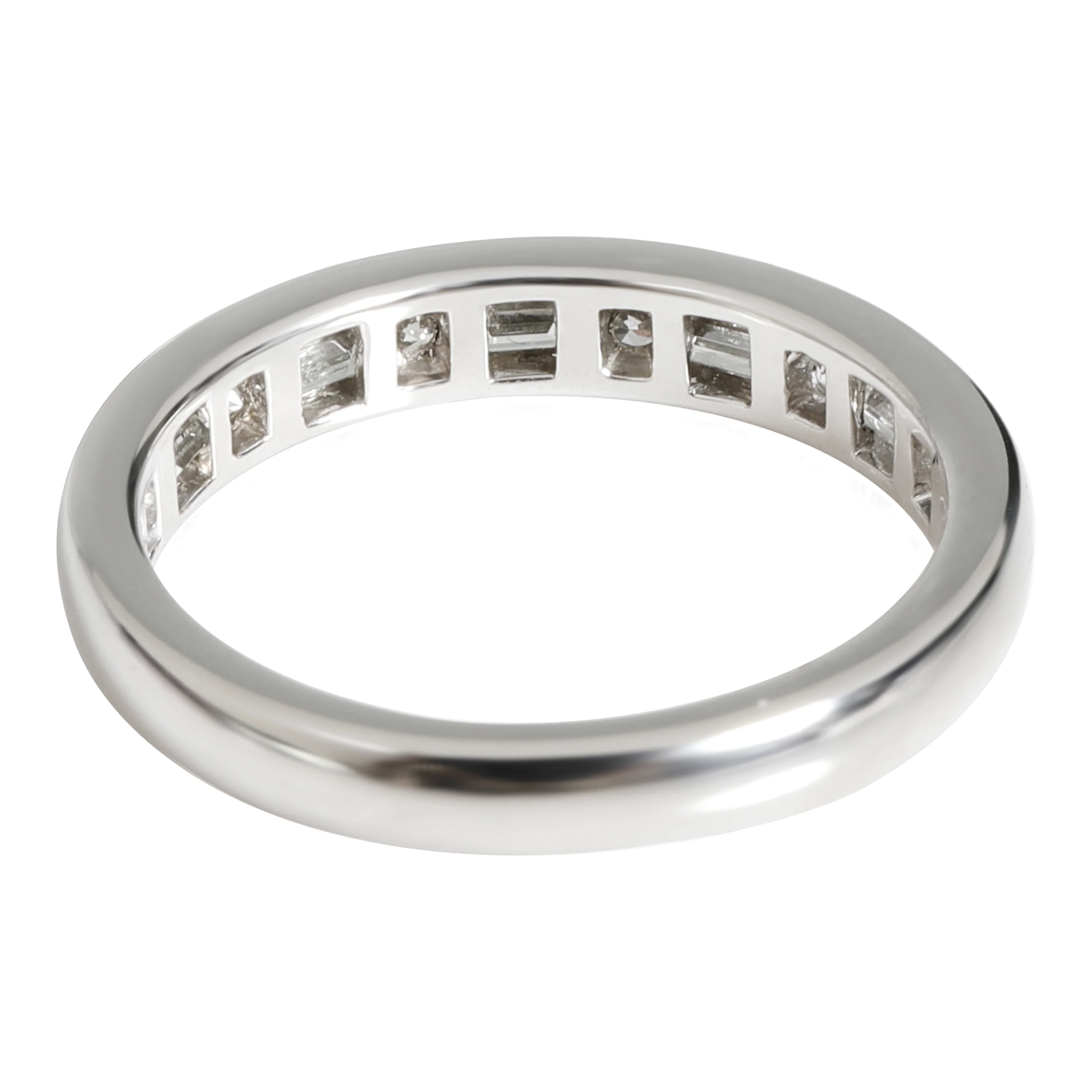 Tiffany & Co. Round & Baguette Diamond Wedding Band in Platinum 0.62 CTW - Image 5
