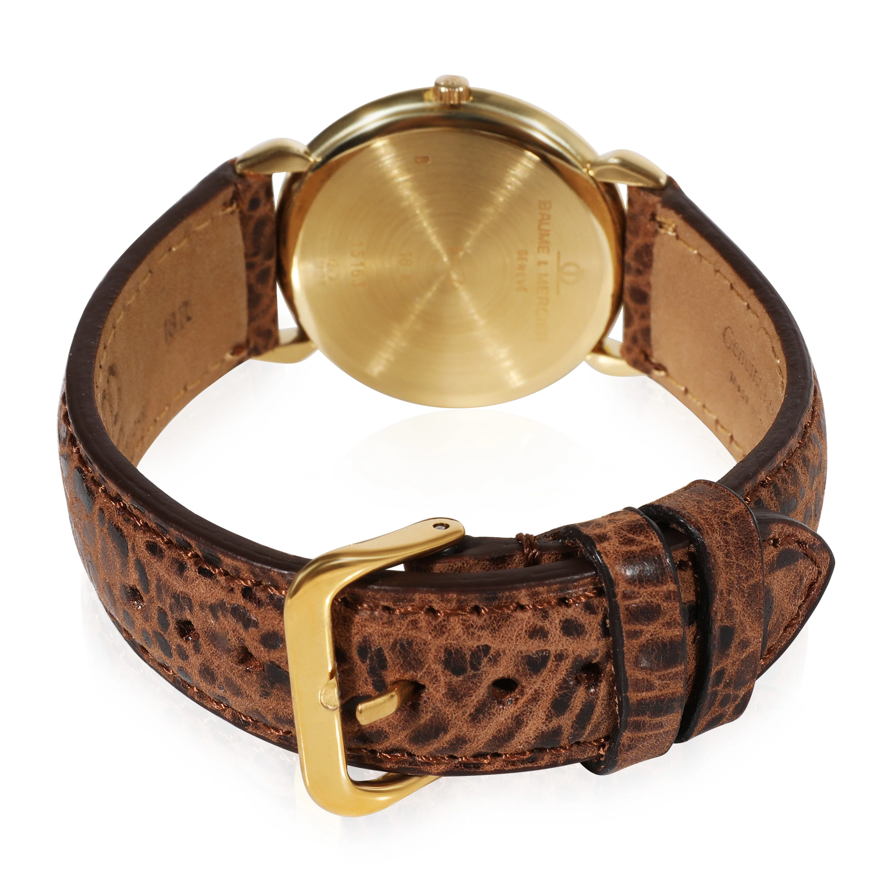 Classima 15163 Unisex Watch in 18kt Yellow Gold - Image 4