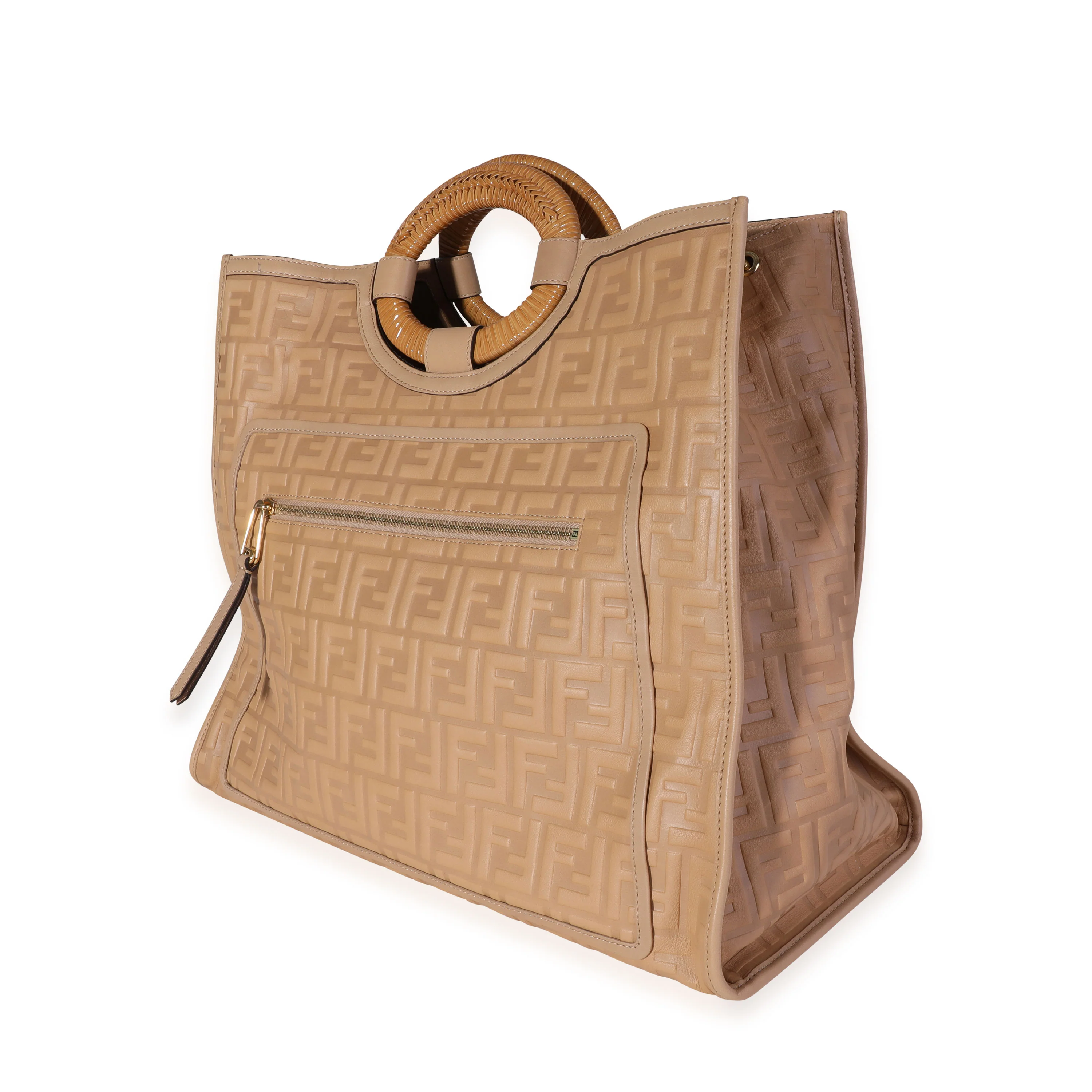 Fendi Runaway FF 1974 Large Shopping Tote - Image 2