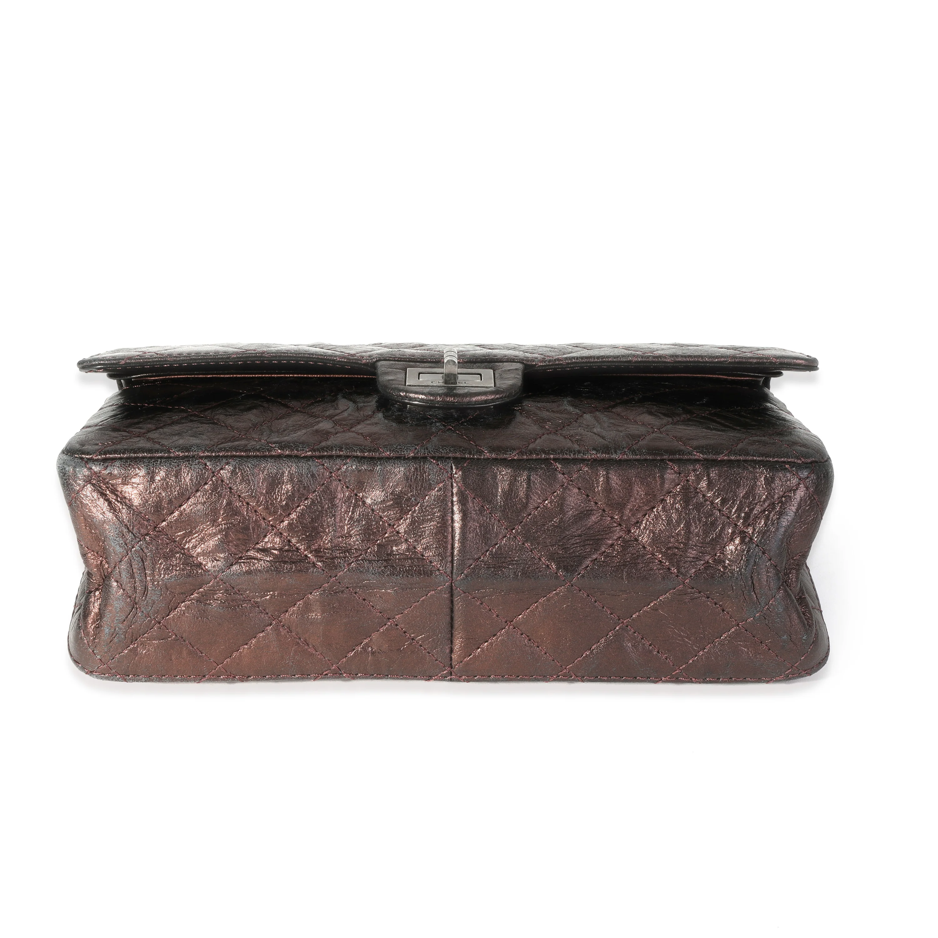 Bronze Metallic Quilted 2.55 Reissue 226 Bag - Image 4