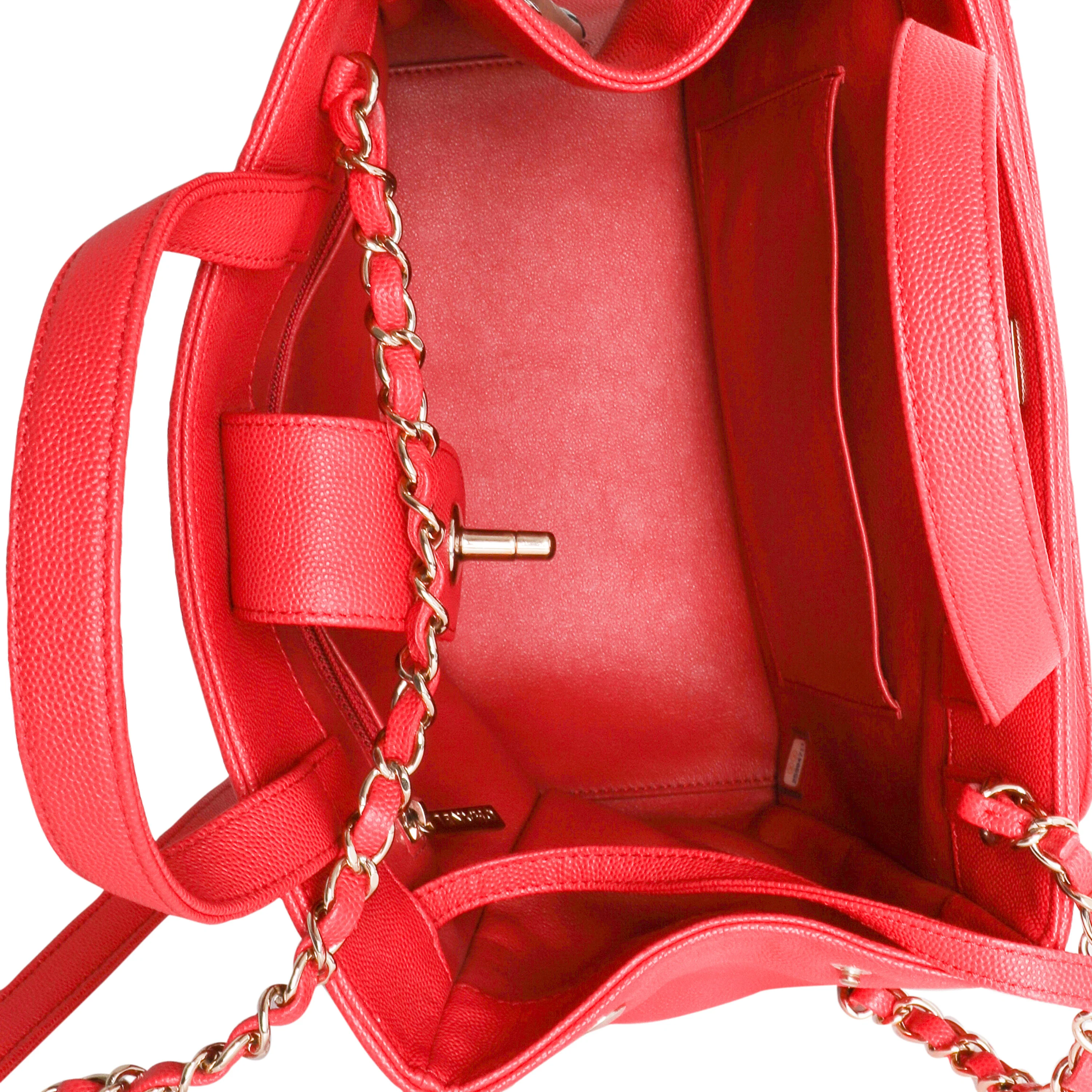 Chanel Pink Caviar Quilted Small Business Affinity Shopping Bag - Image 8
