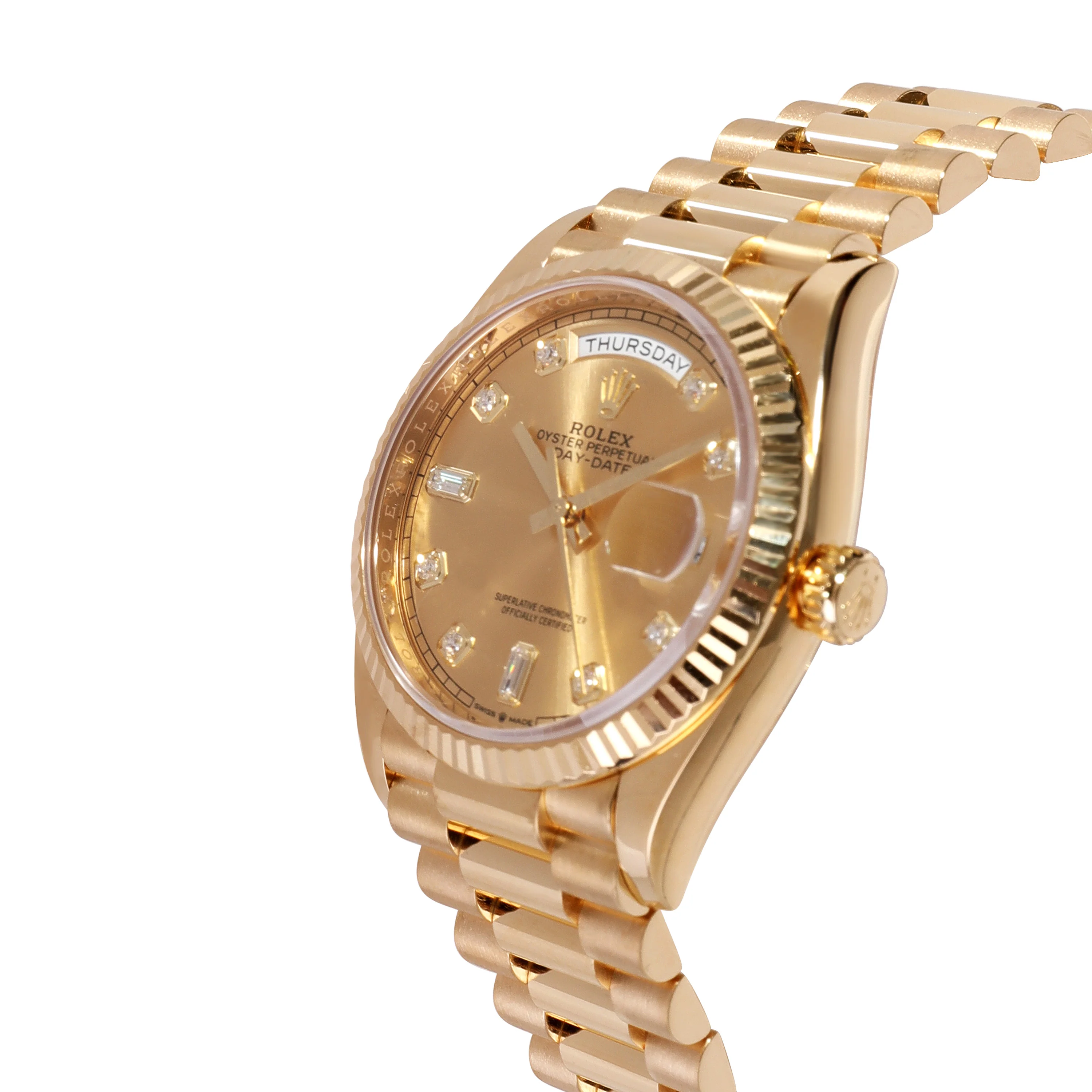 Rolex Day-Date 128238 Mens Watch in 18kt Yellow Gold - Image 3