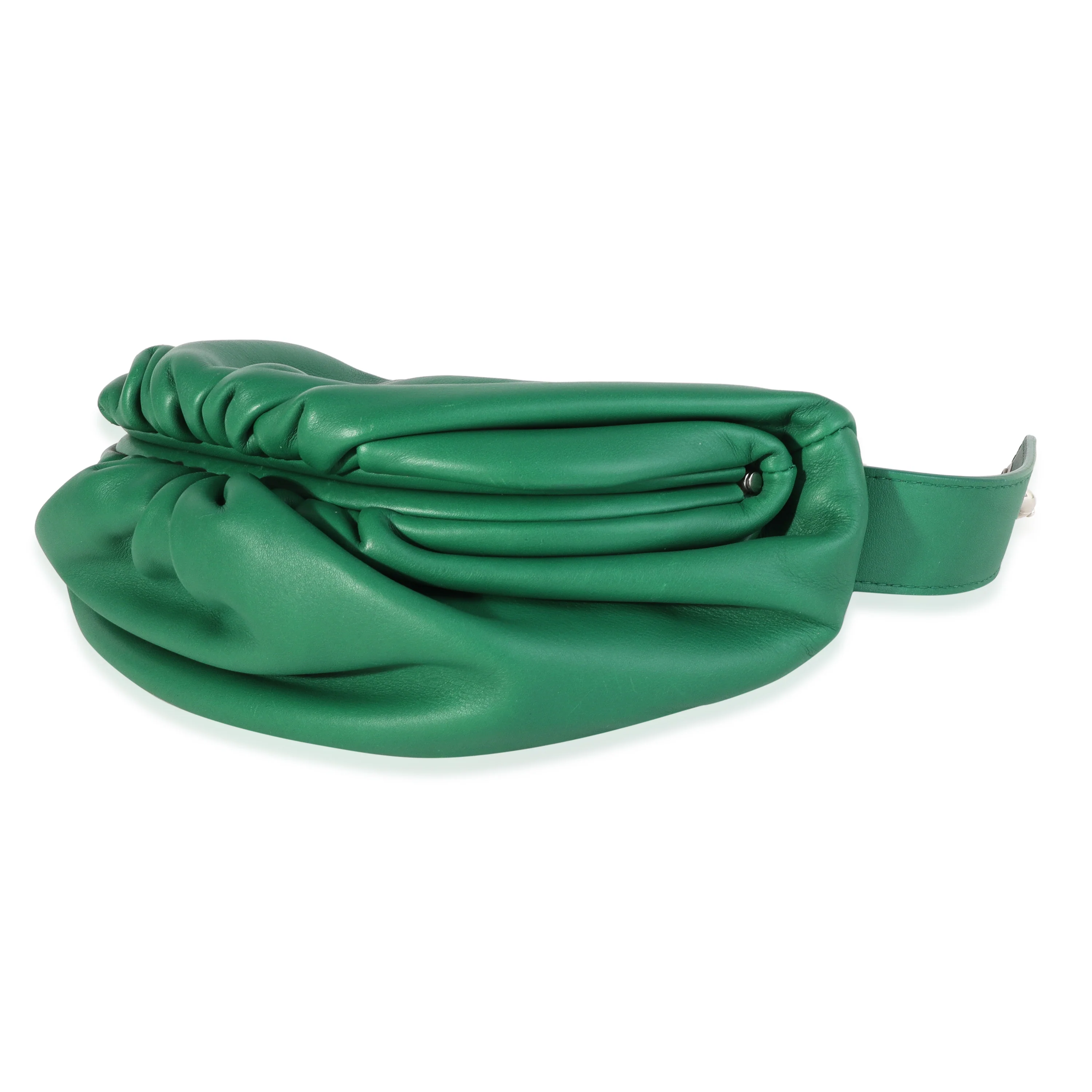 Green Nappa Belt Chain Pouch - Image 7