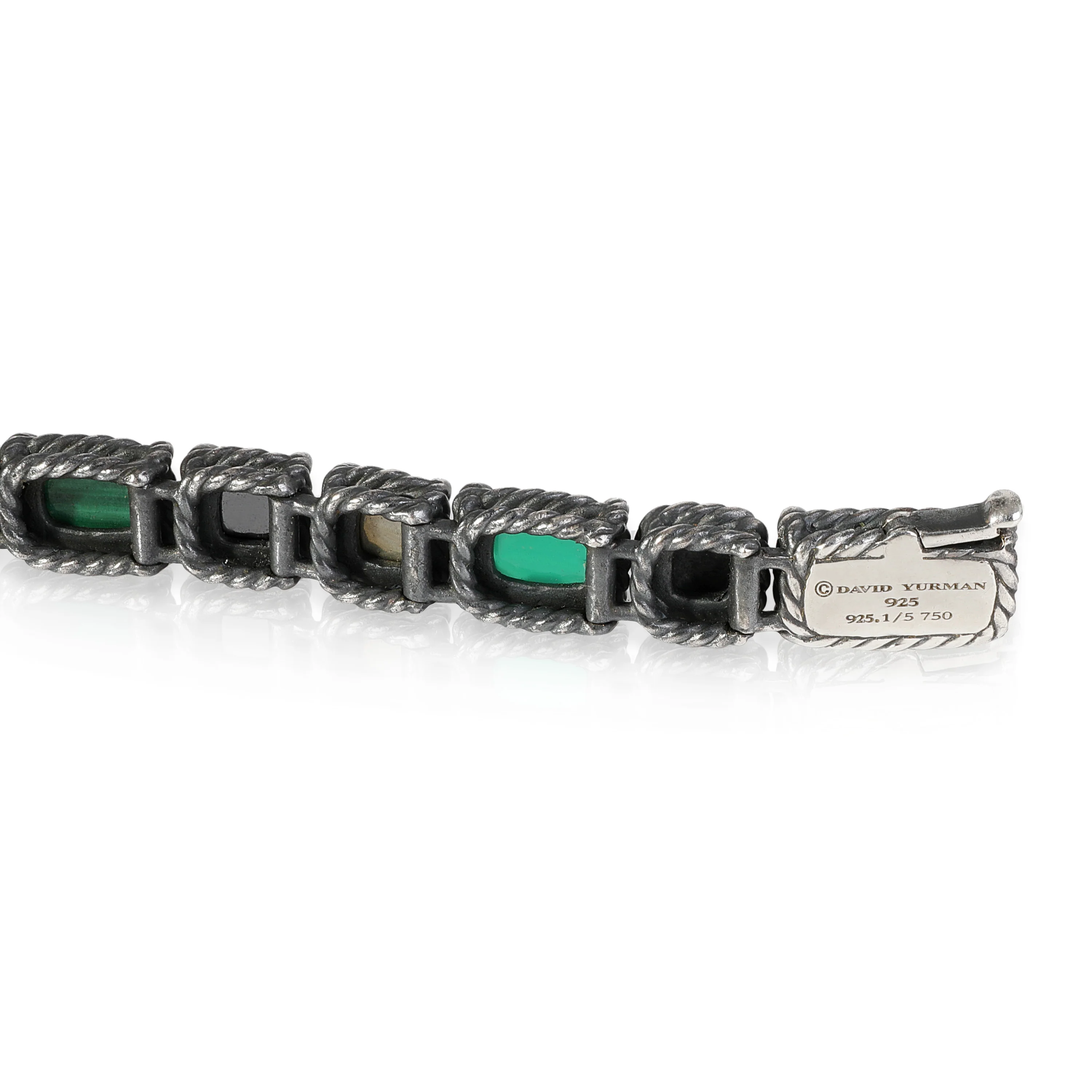David Yurman Chatelaine Mix Bracelet in 18k Yellow Gold/Sterling Silver - Image 3