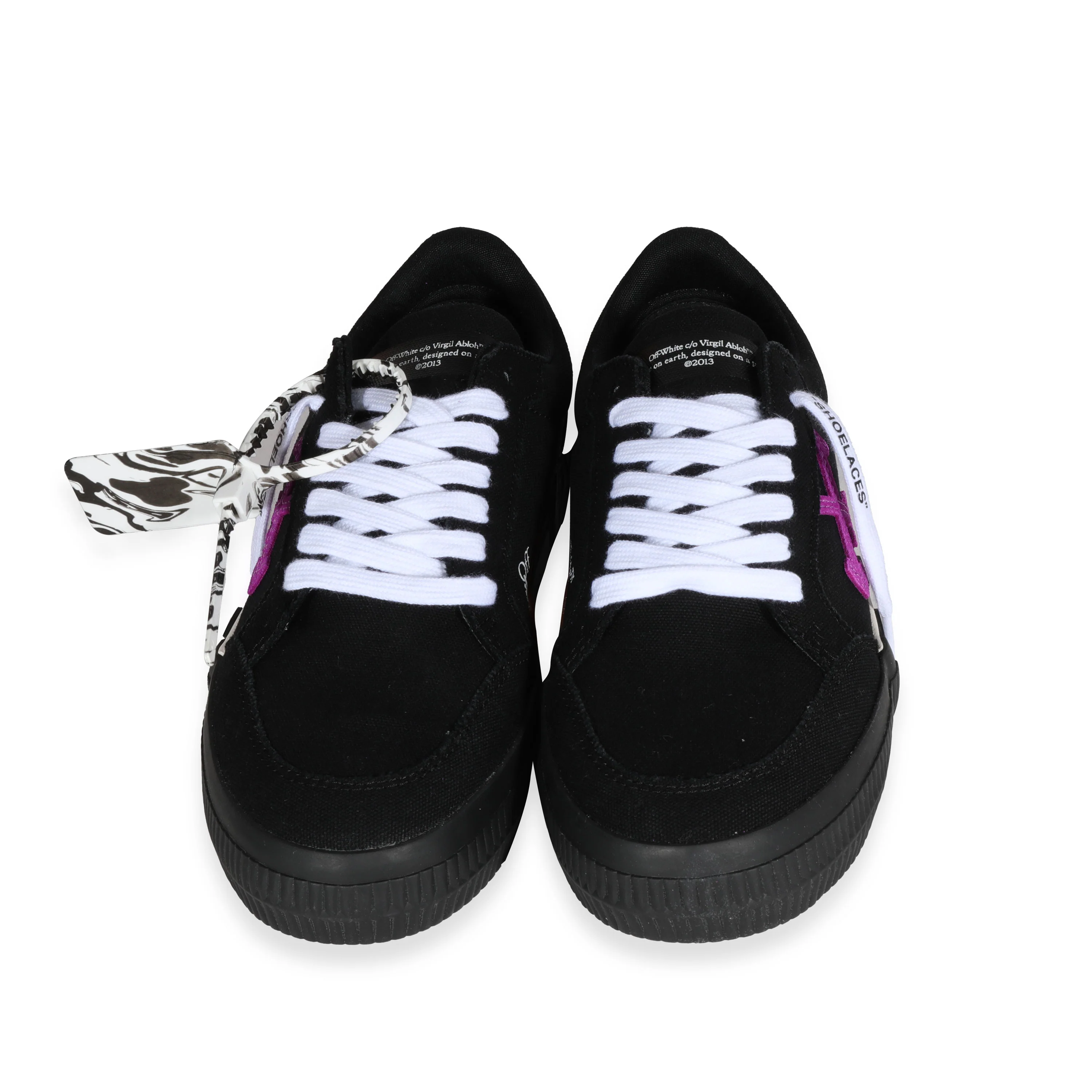 Off-White - Off-White Vulc Low Black Purple (39 EUR) - Image 3