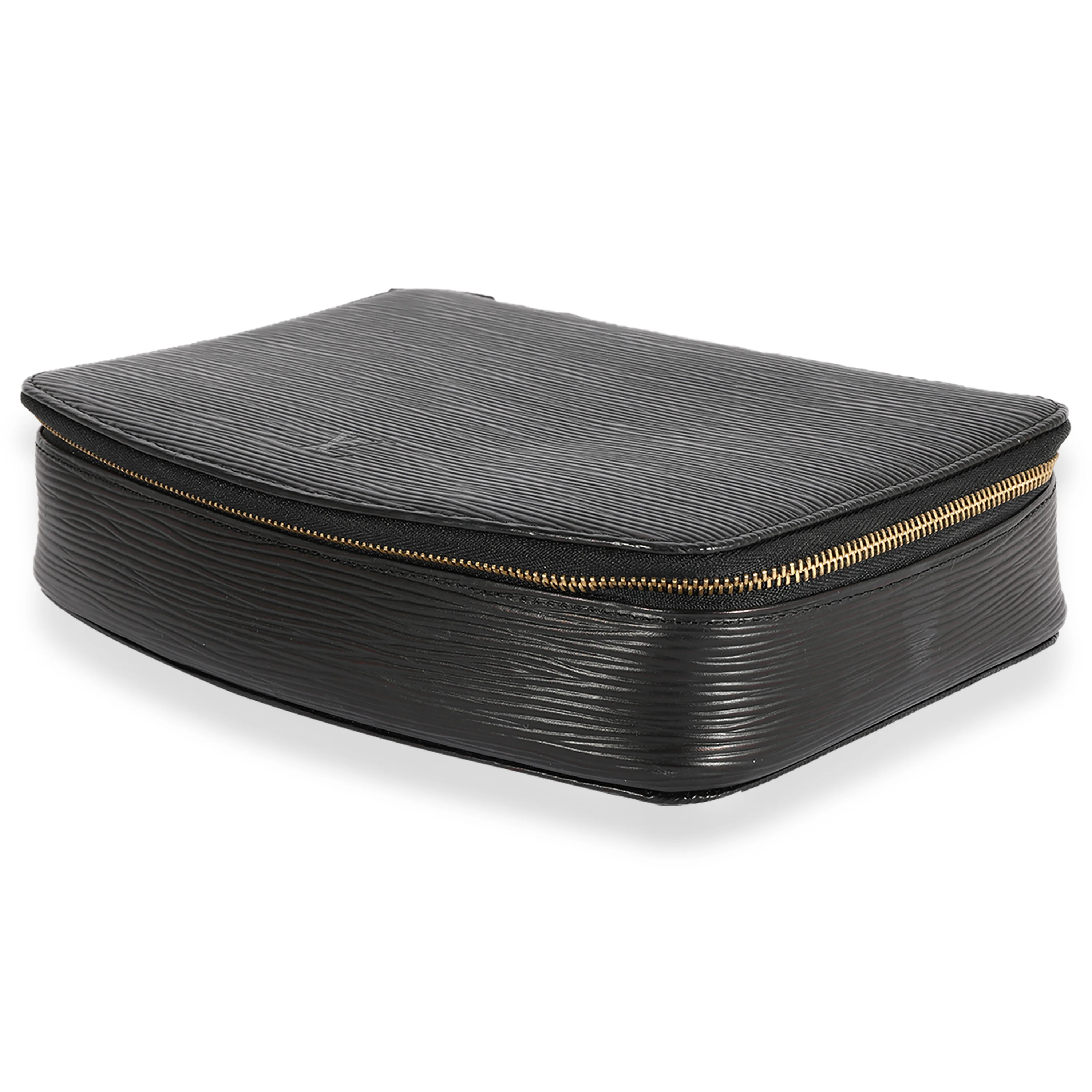 Louis Vuitton Black Epi Leather Monte-Carlo Travel Jewelry Case - Image 6