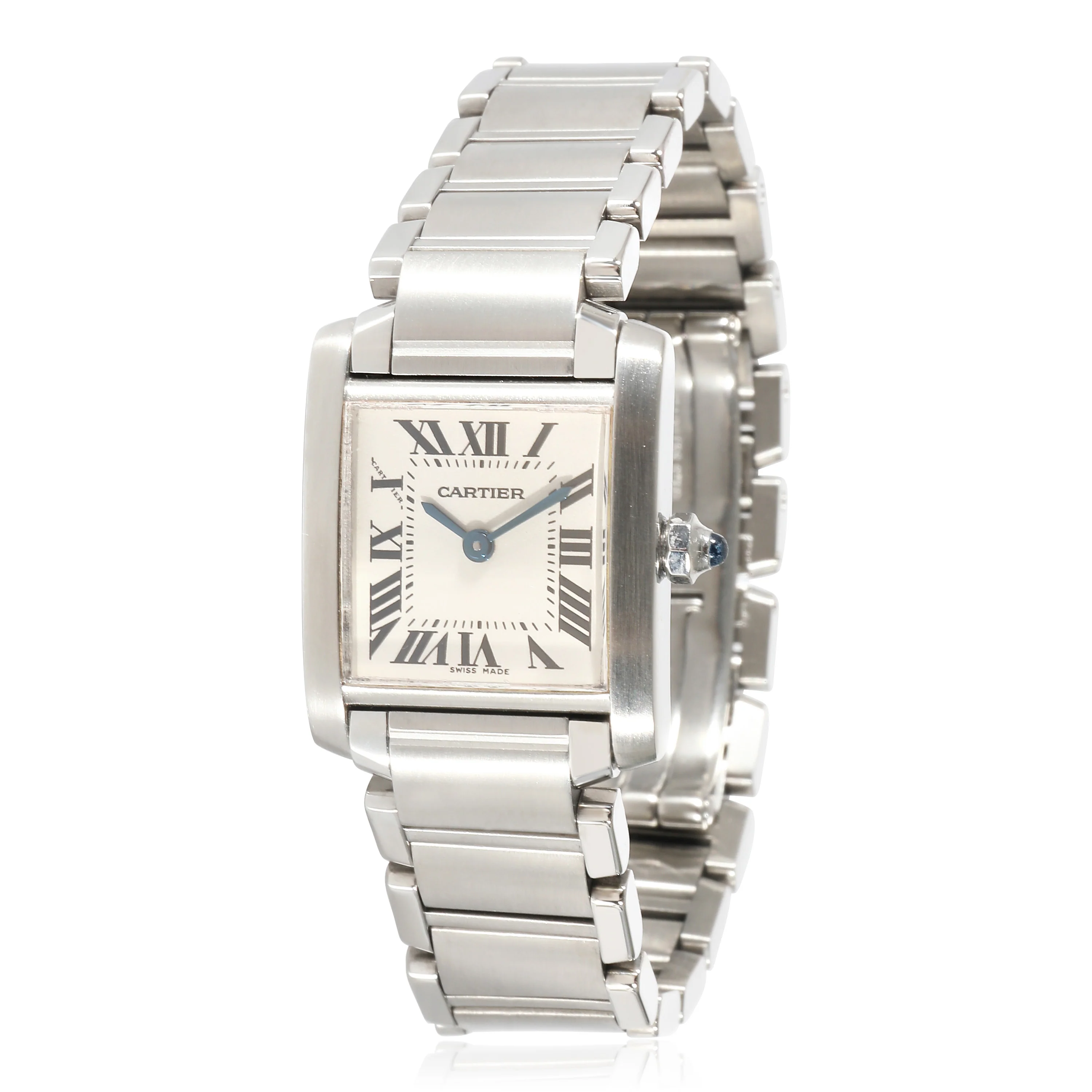 Cartier Tank Francaise W51008Q3 Womens Watch in  Stainless Steel