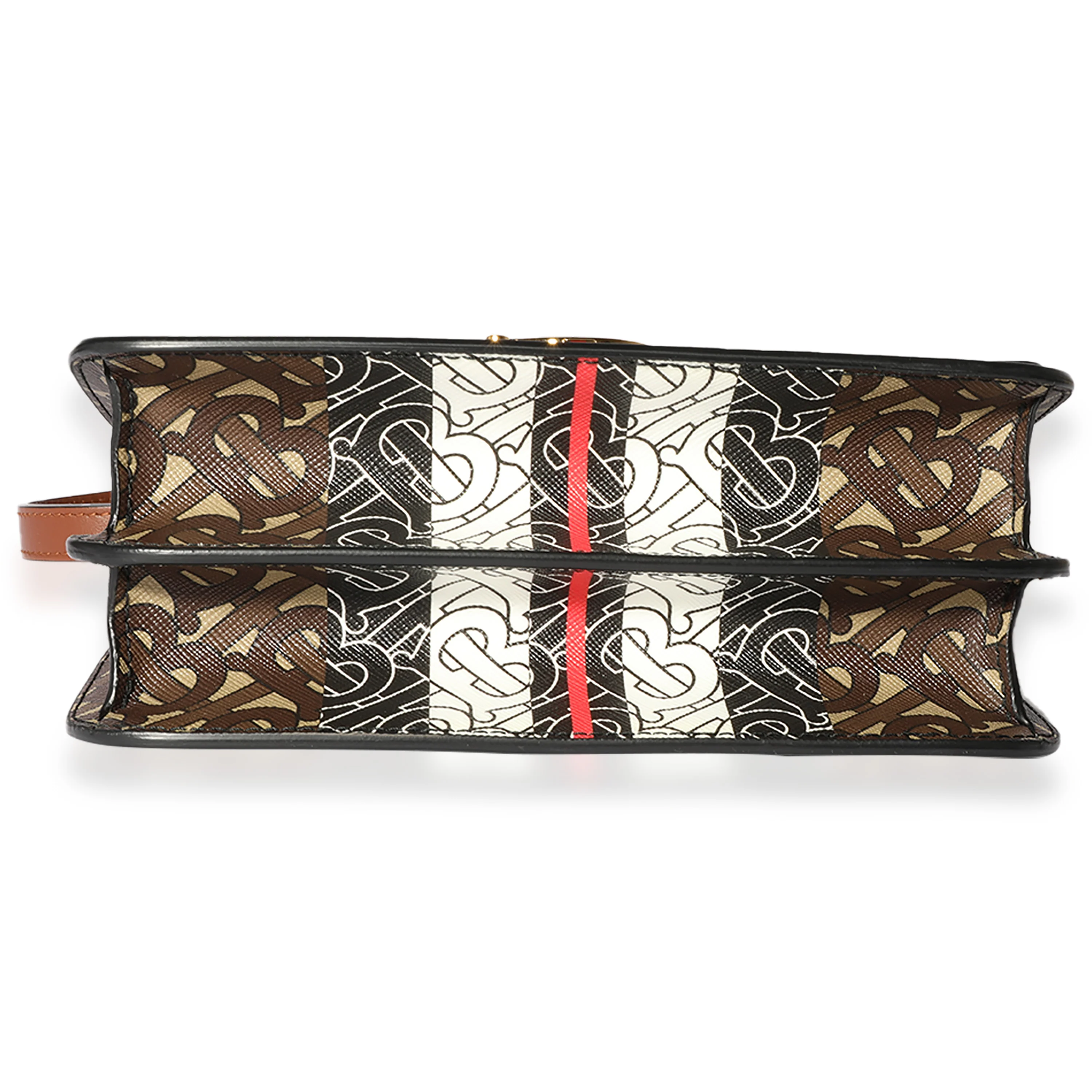 Burberry Bridle Brown Monogram E-Canvas Small TB Bag - Image 5