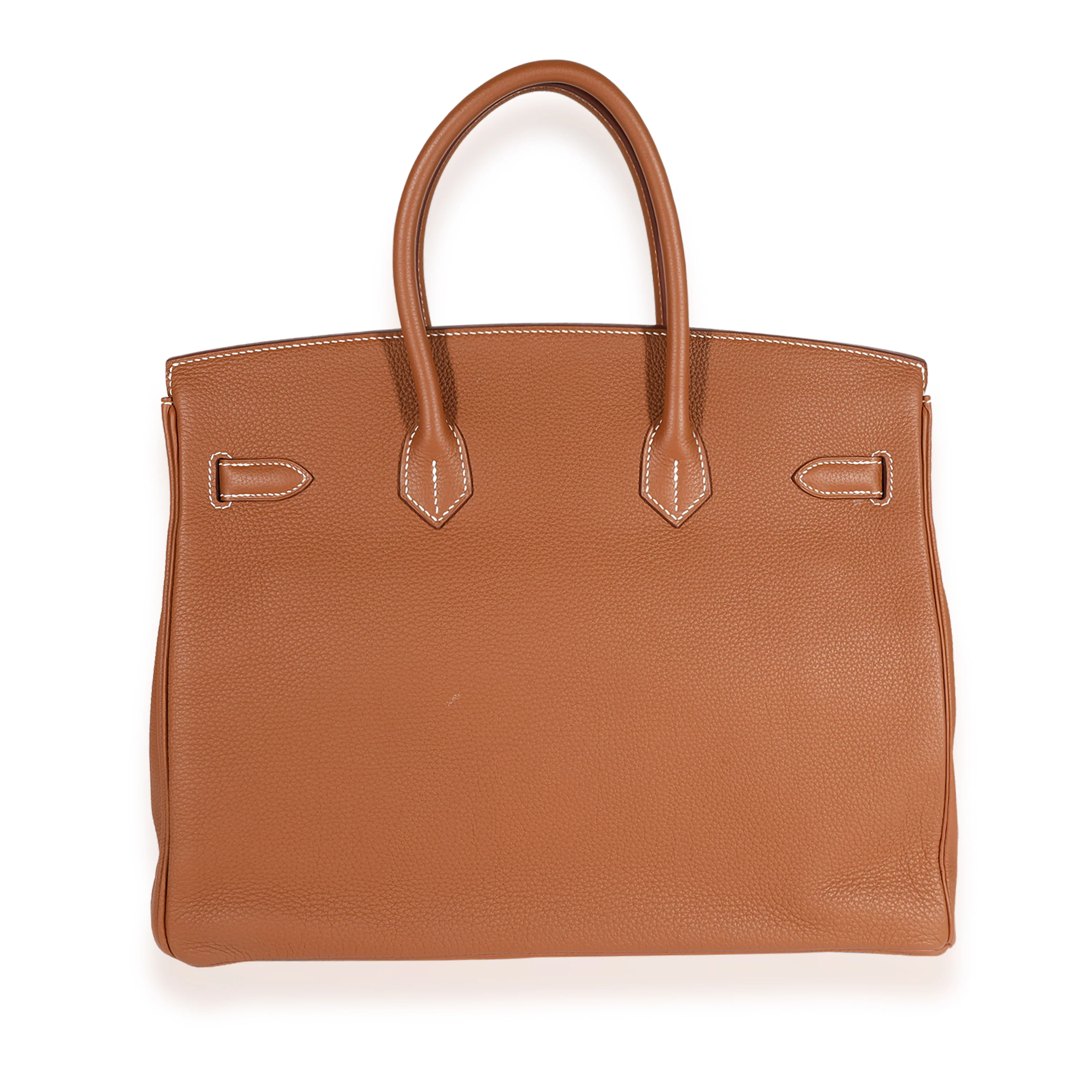 Hermès Gold Togo Birkin 35 PHW - Image 3