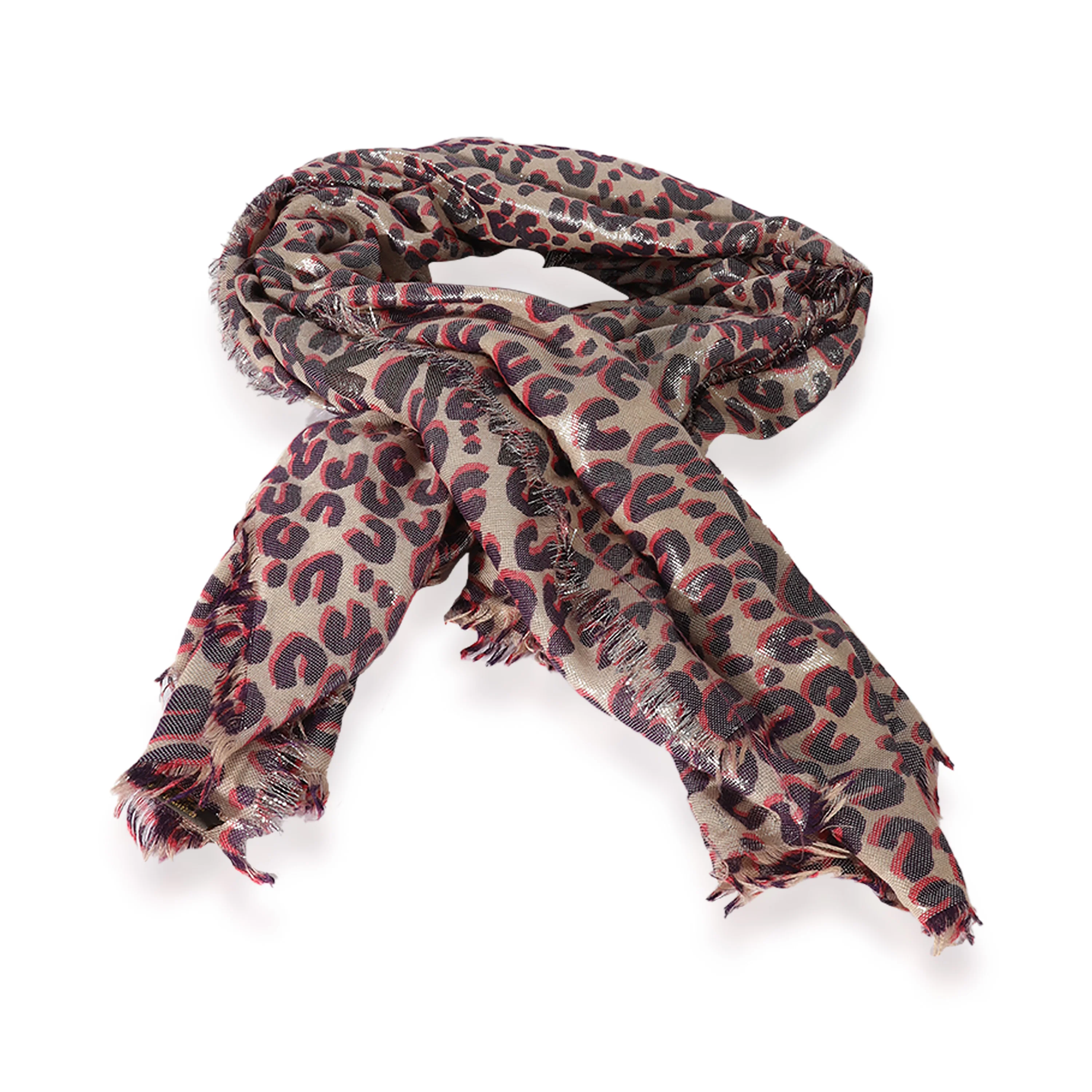 Louis Vuitton Multicolor Leopard Stefan Sprouse Stole - Image 2