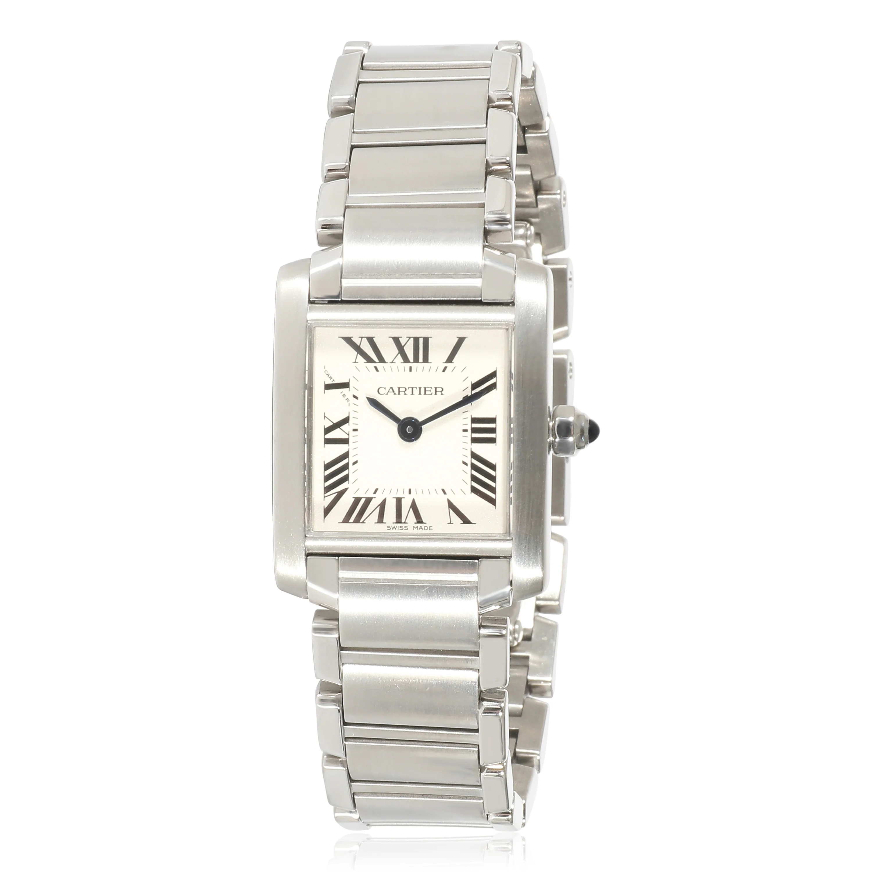 Cartier Tank Francaise W51008Q3 Womens Watch in  Stainless Steel - Image 5