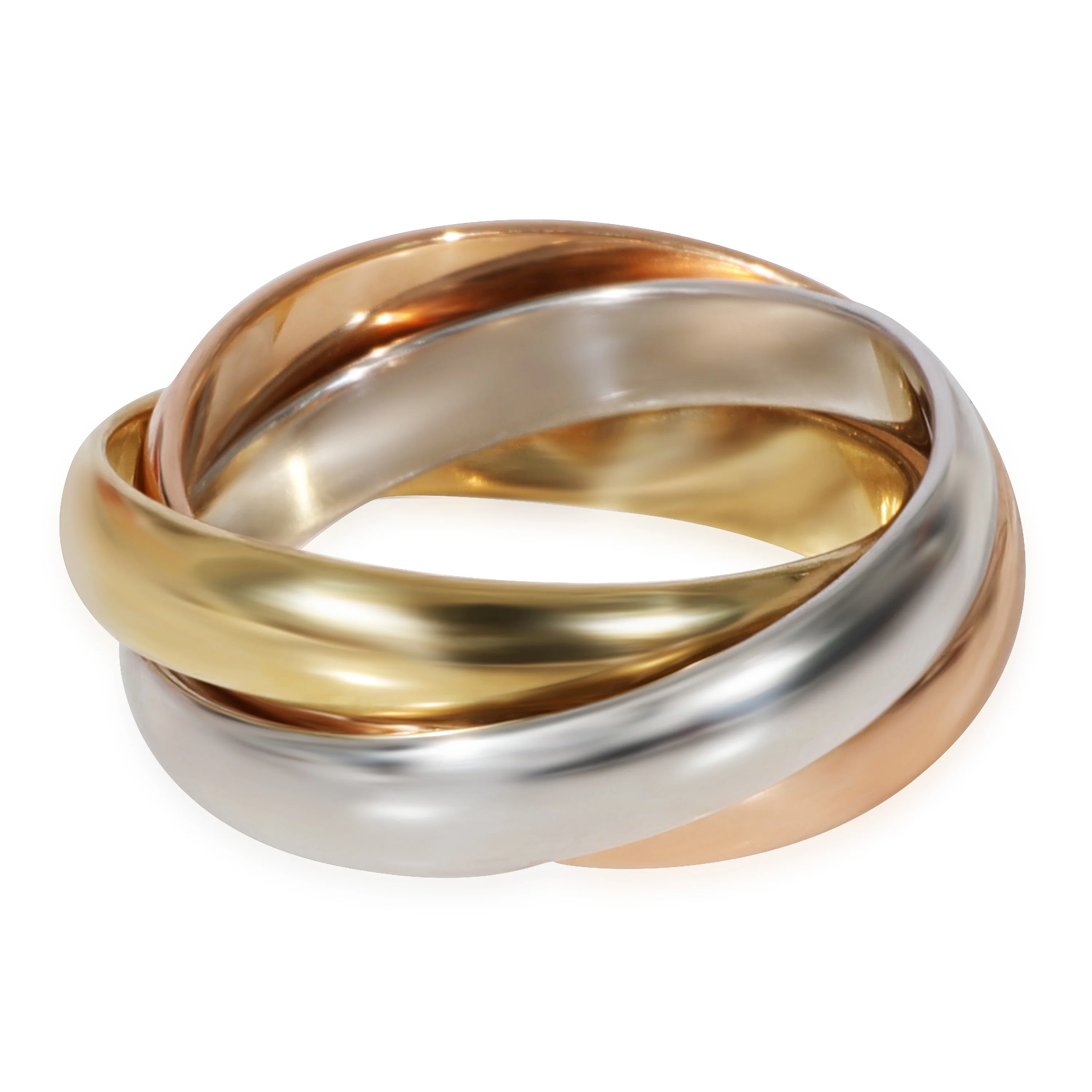 Cartier Trinity  Ring in 18k 3 Tone Gold - Image 3