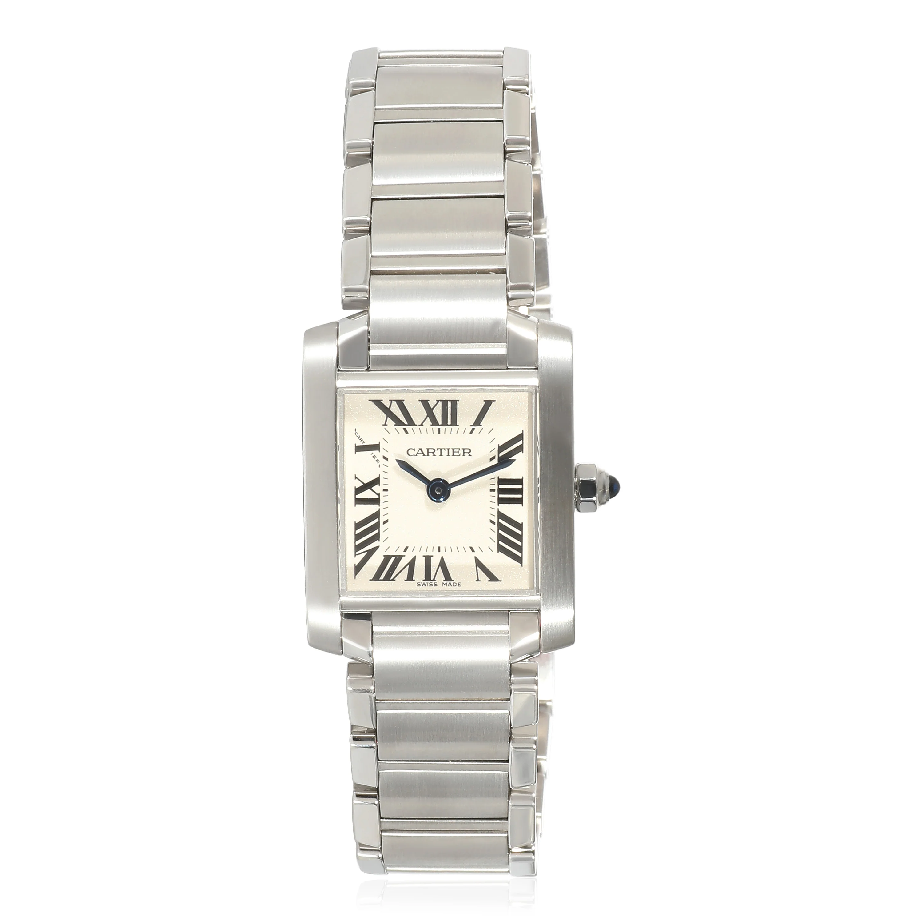 Cartier Tank Francaise W51008Q3 Womens Watch in Stainless Steel