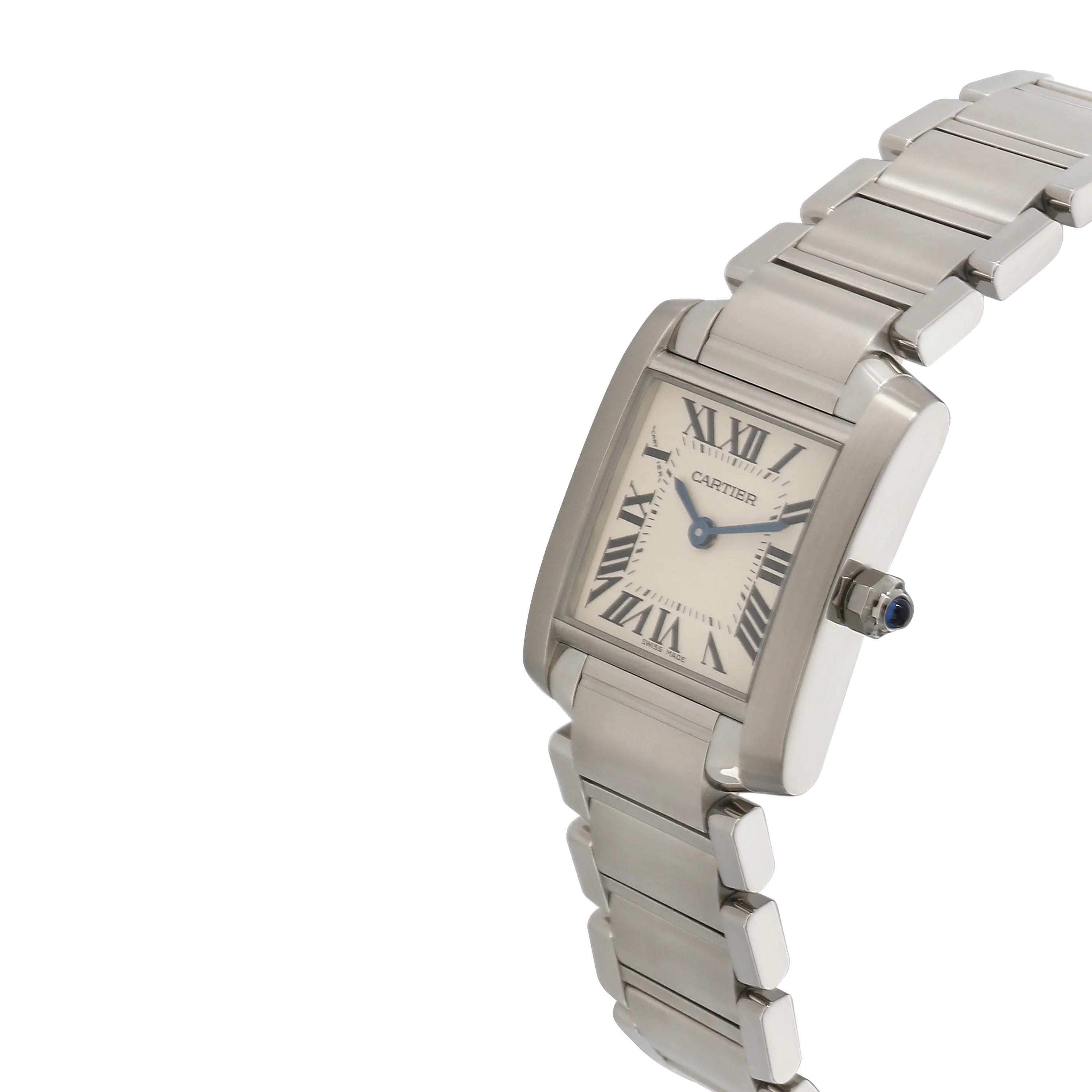 Cartier Tank Francaise W51008Q3 Womens Watch in Stainless Steel - Image 3