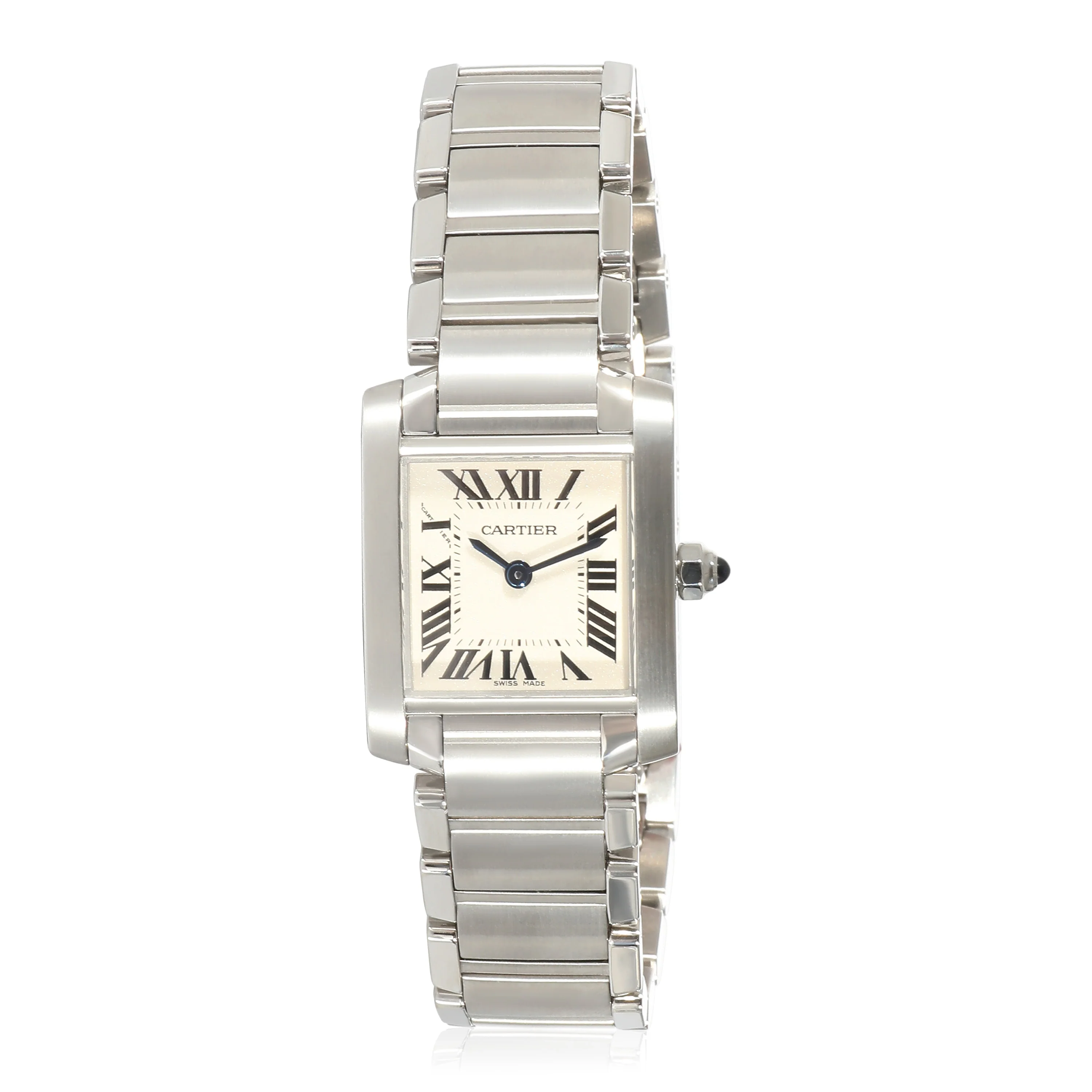 Cartier Tank Francaise W51008Q3 Womens Watch in Stainless Steel - Image 5