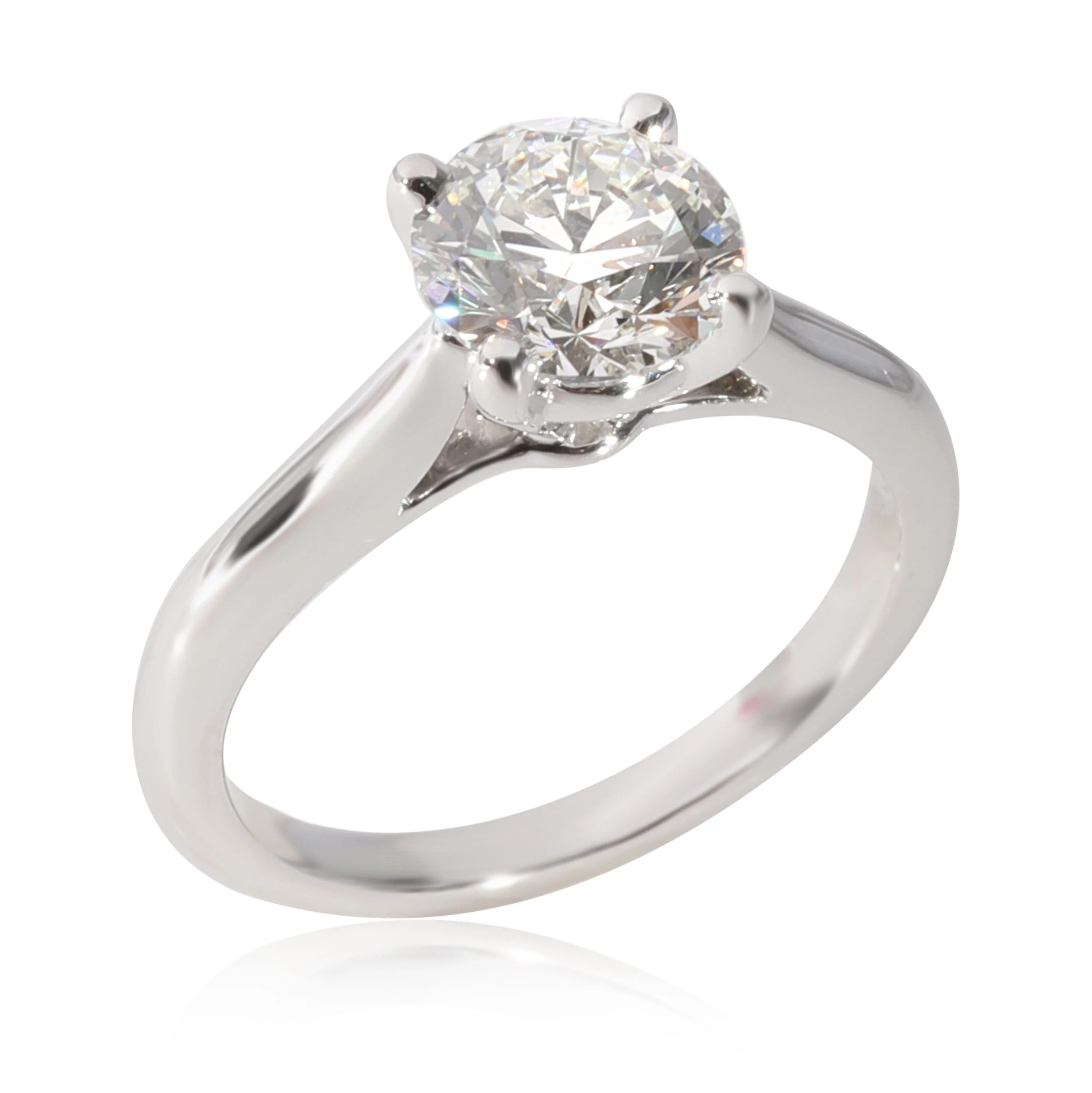 Cartier 1895 Diamond Solitaire Ring in Platinum G VS1 1.20 CTW - Image 3