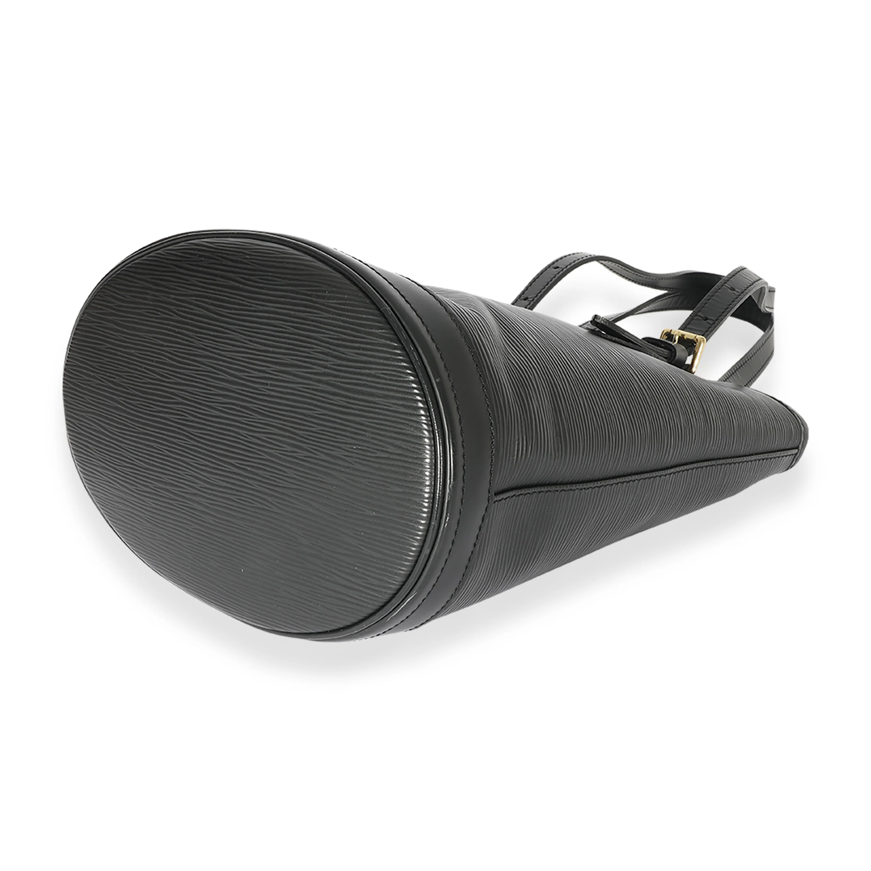 Louis Vuitton Black Epi Leather Petit Bucket Bag - Image 6