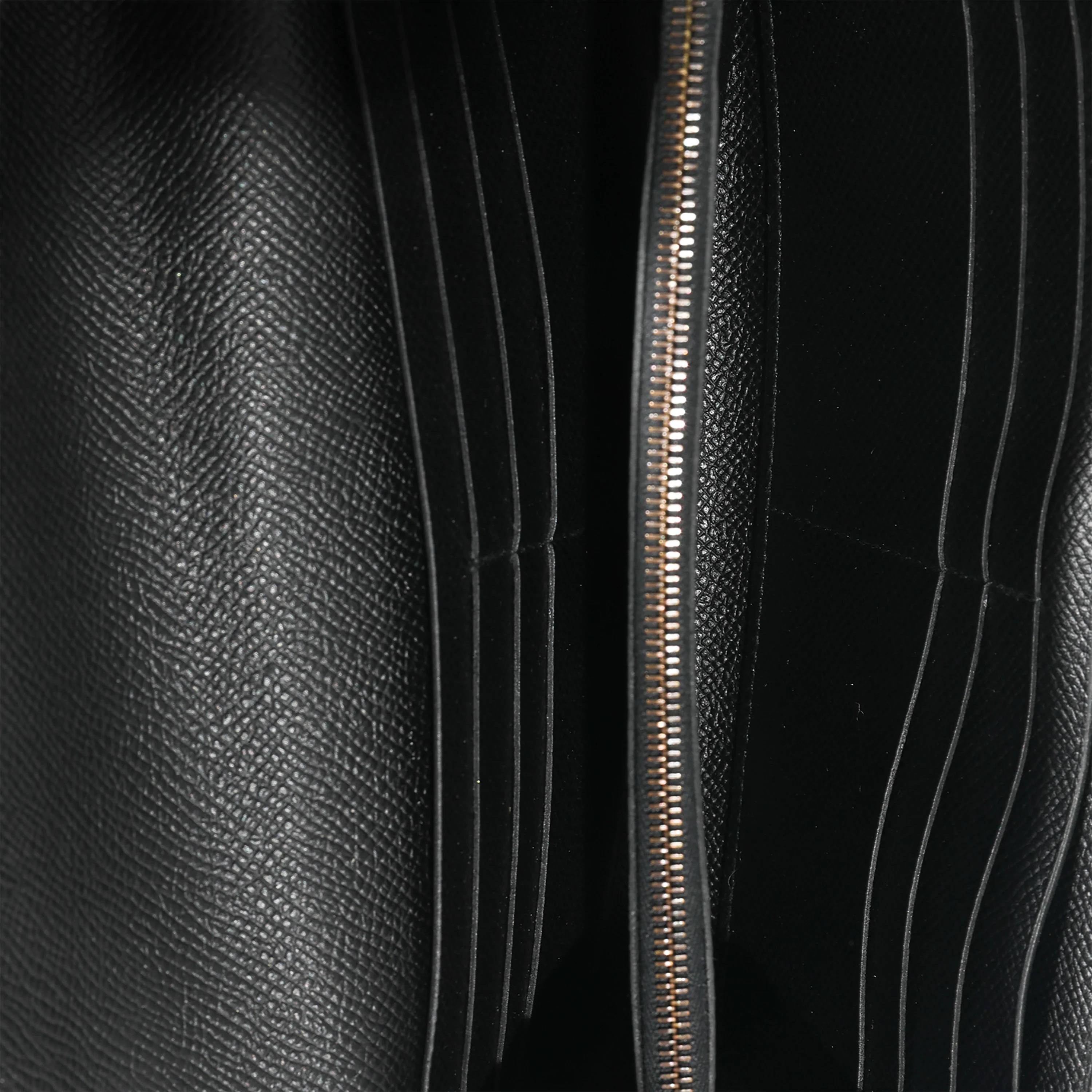 Hermès Black Epsom Kelly Classic Wallet GHW - Image 4