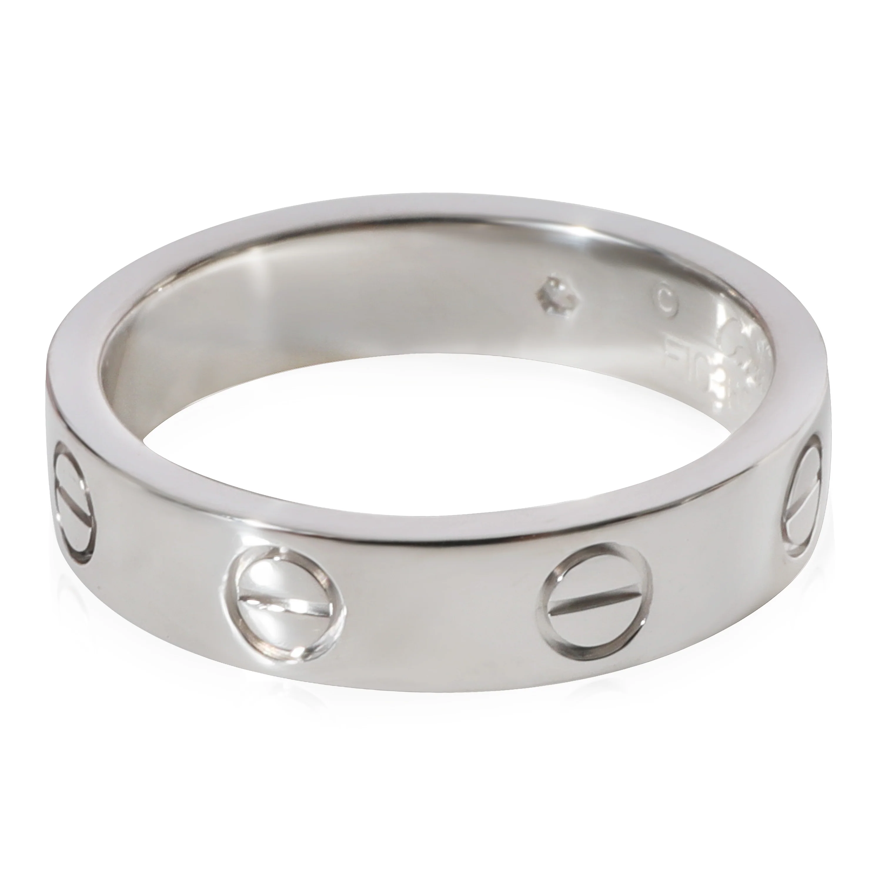 White Gold Diamond Small Model Love Ring - Image 2