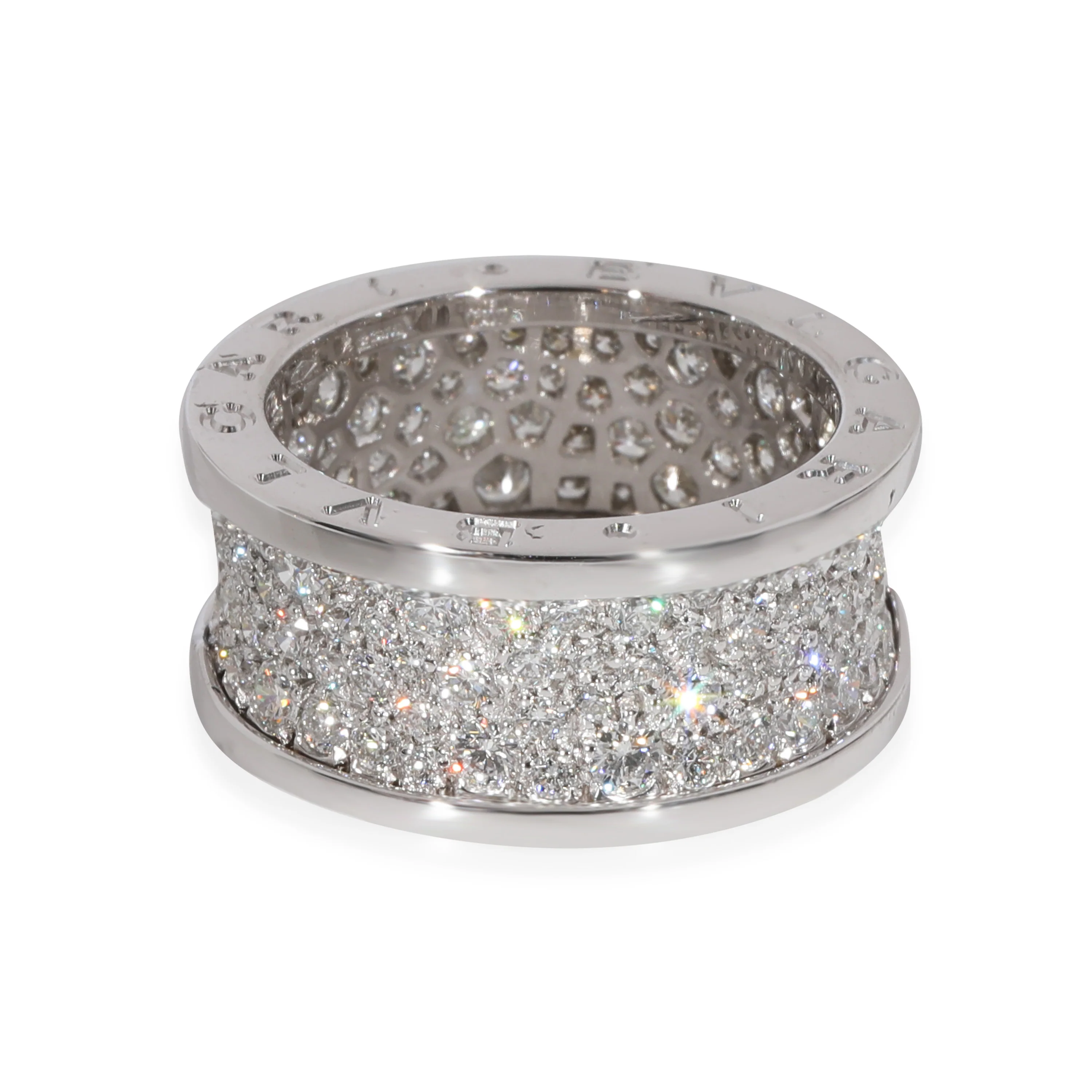 B.zero1 Paved Diamond Ring in 18k White Gold 2.4 CTW - Image 2
