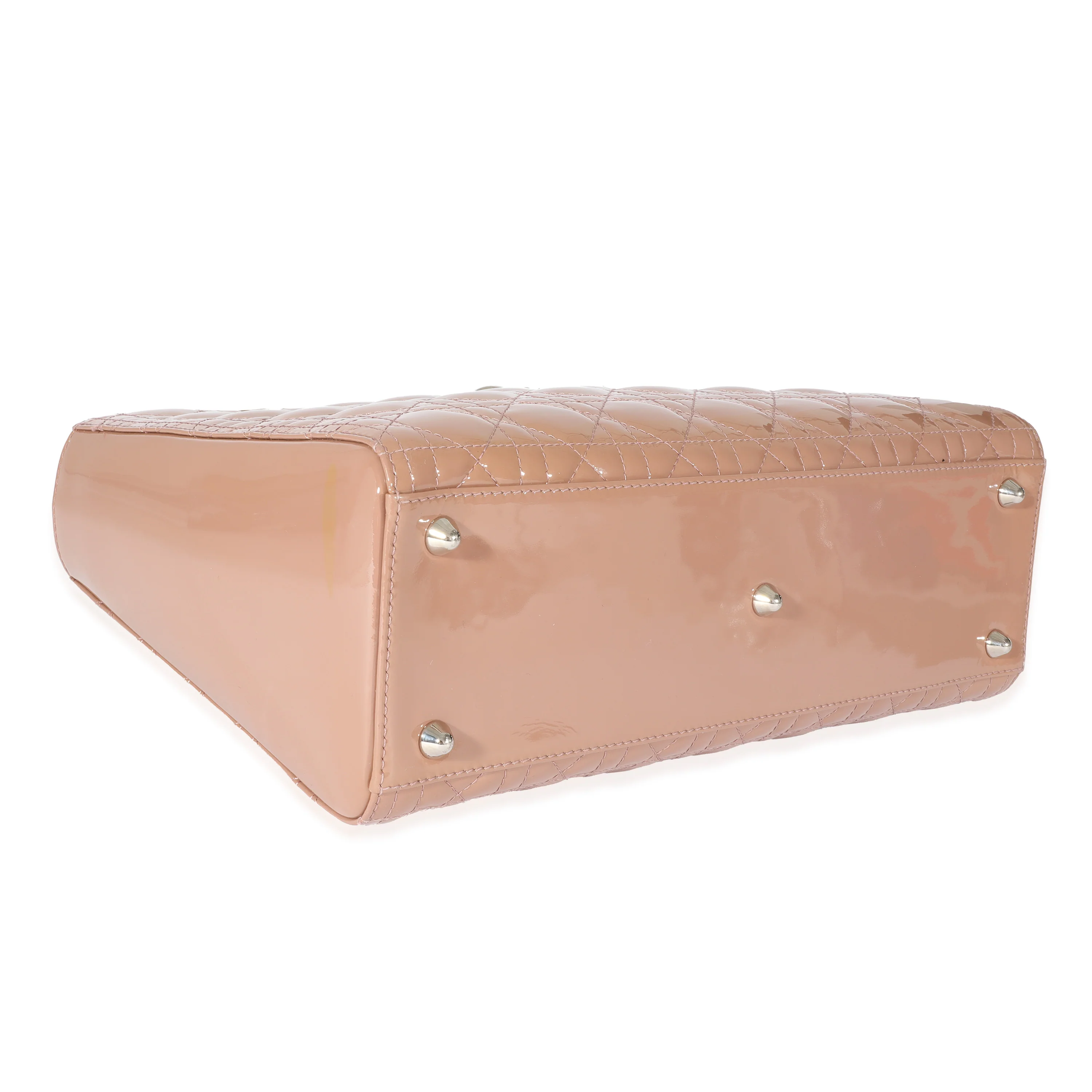 Christian Dior Mauve Patent Large Lady Dior - Image 7