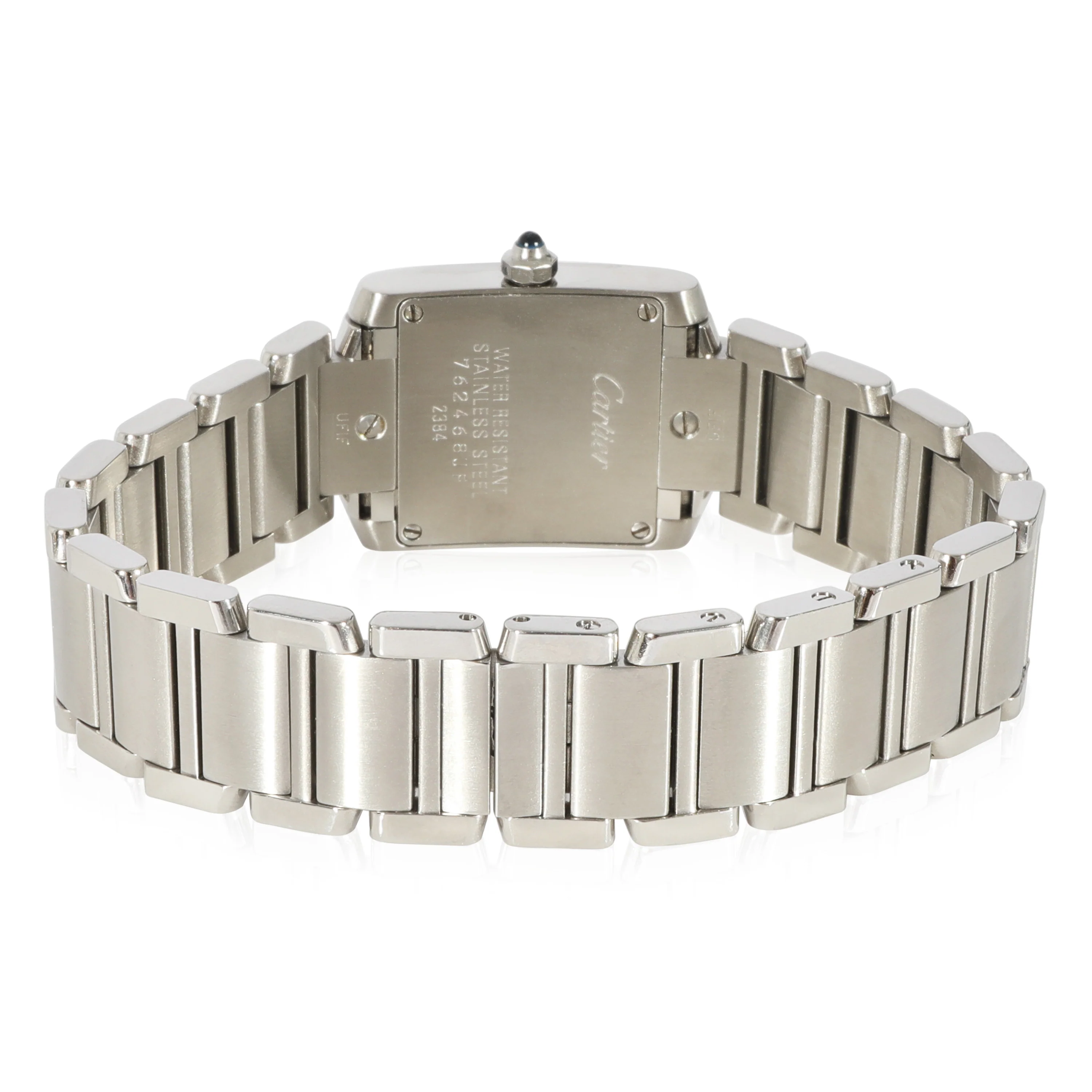 Cartier Tank Francaise W51008Q3 Womens Watch in  Stainless Steel - Image 4