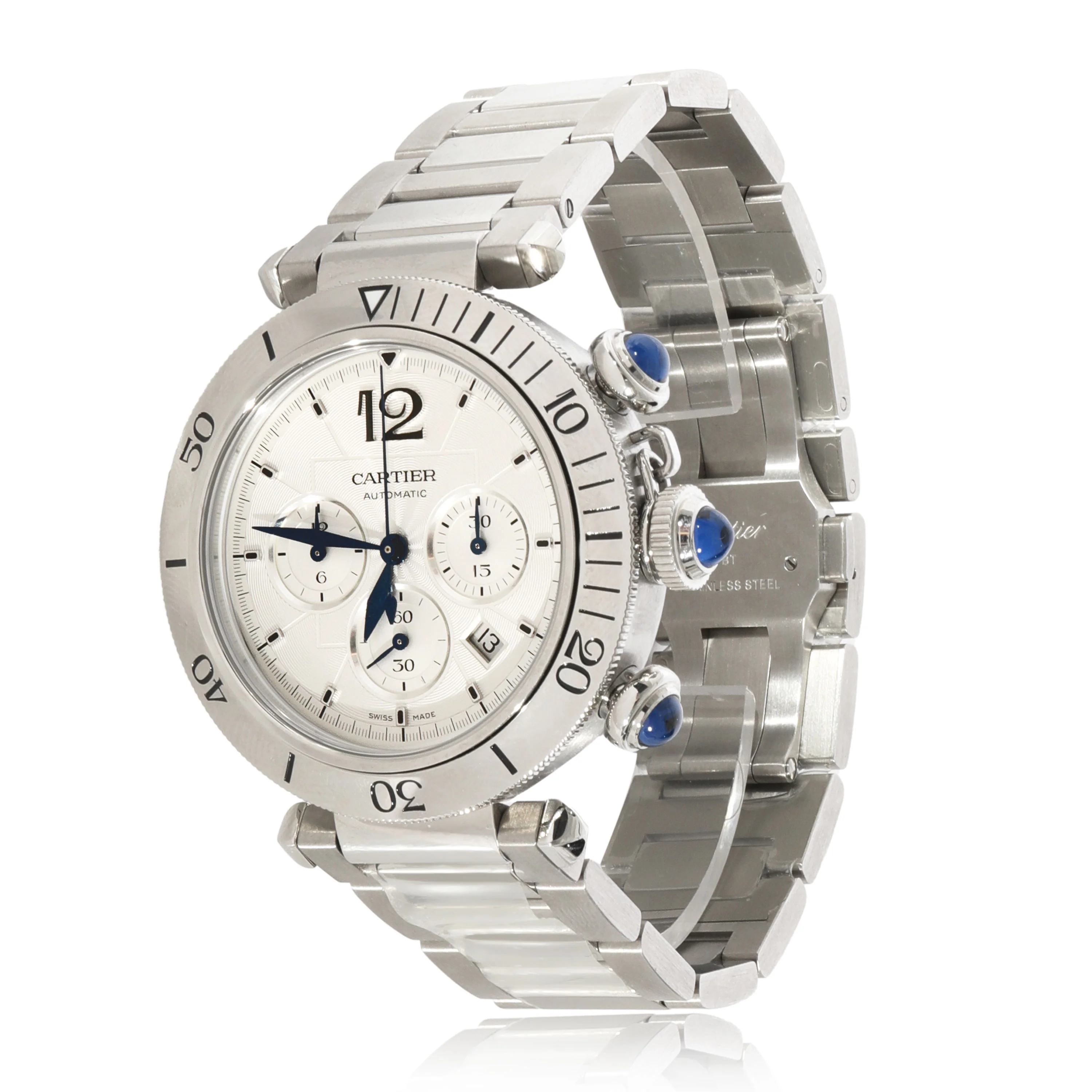 Cartier Pasha de Cartier WSPA0018 Mens Watch in Stainless Steel