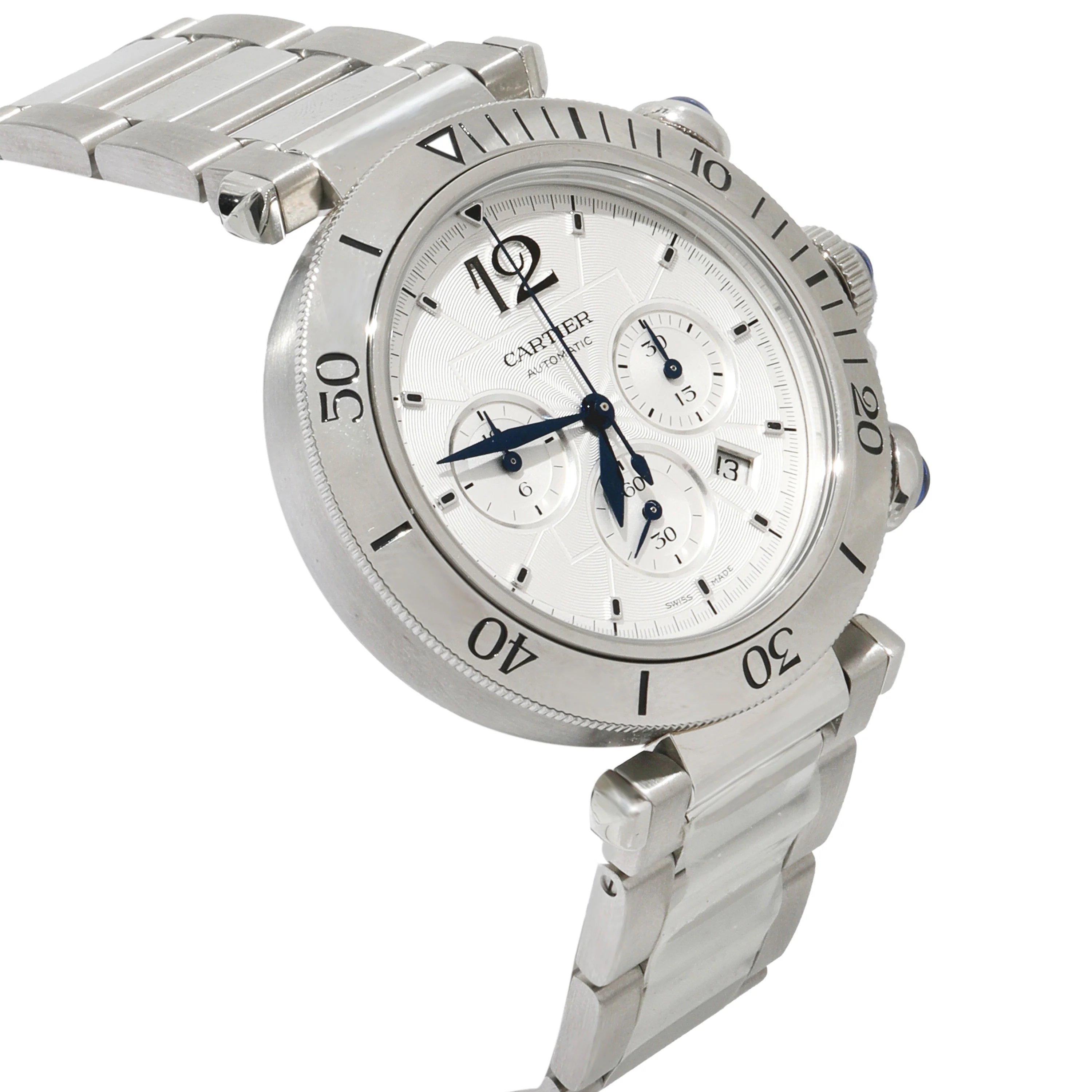 Cartier Pasha de Cartier WSPA0018 Mens Watch in Stainless Steel - Image 2