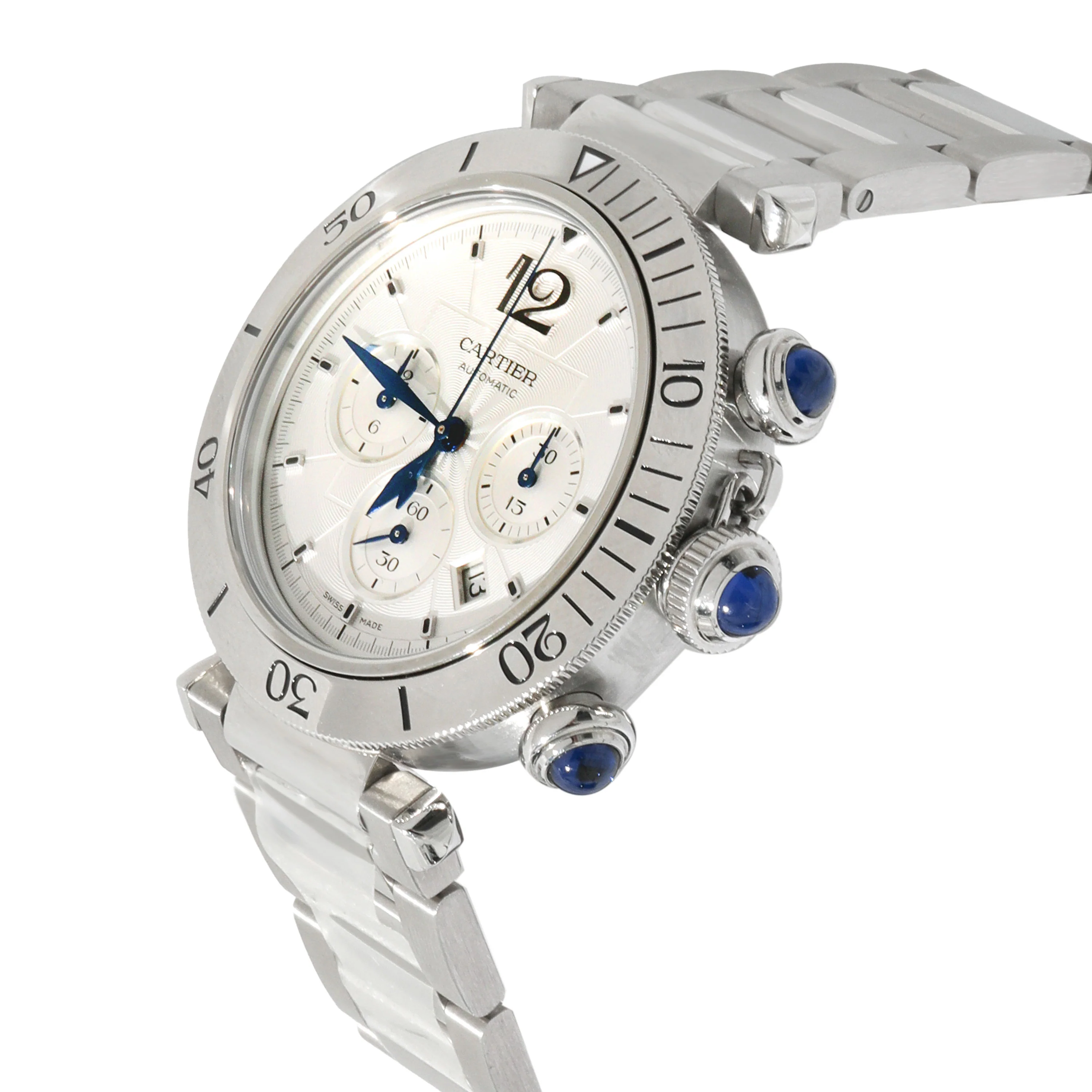 Cartier Pasha de Cartier WSPA0018 Mens Watch in Stainless Steel - Image 3