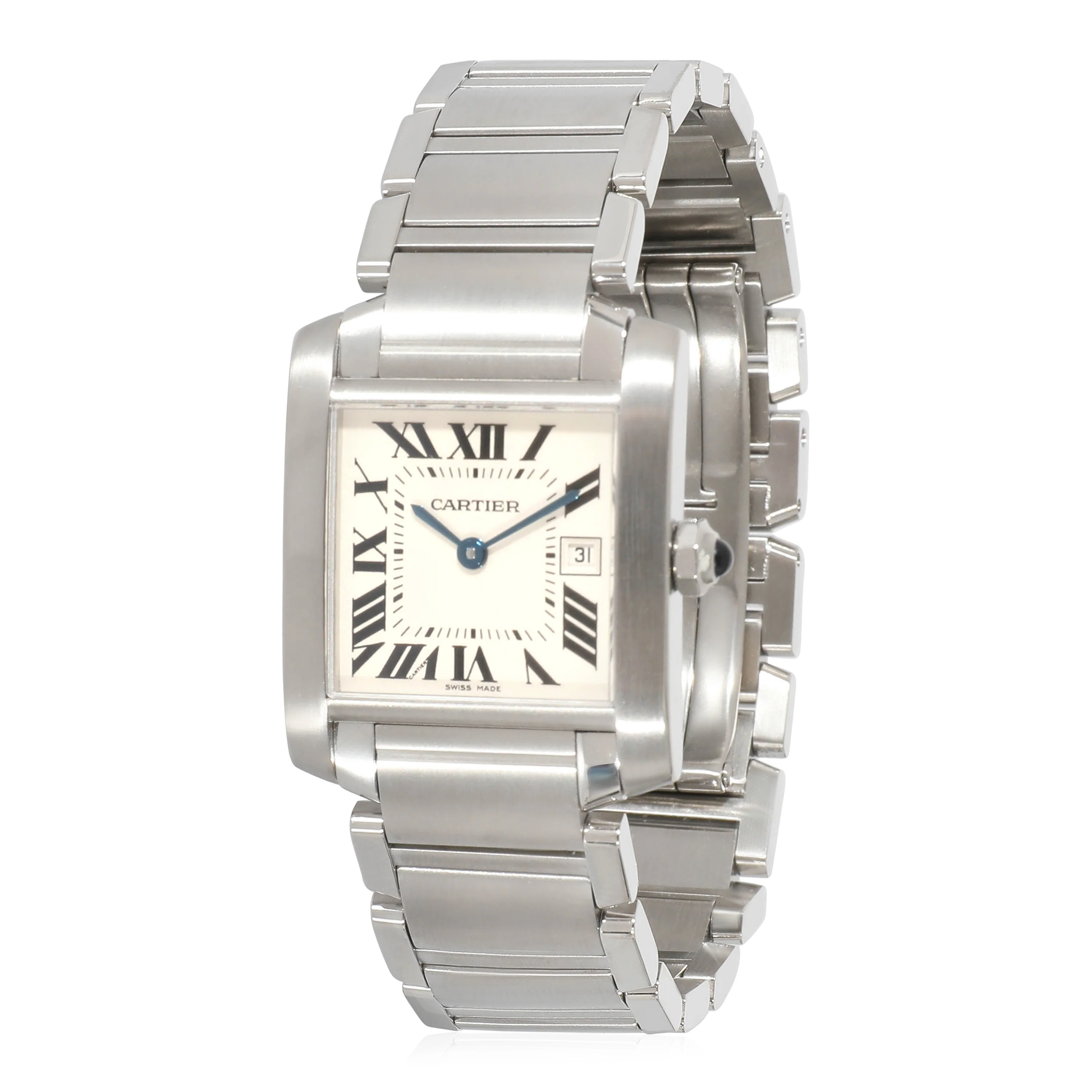 Cartier Tank Francaise W51011Q3 Unisex Watch in Stainless Steel - Image 5