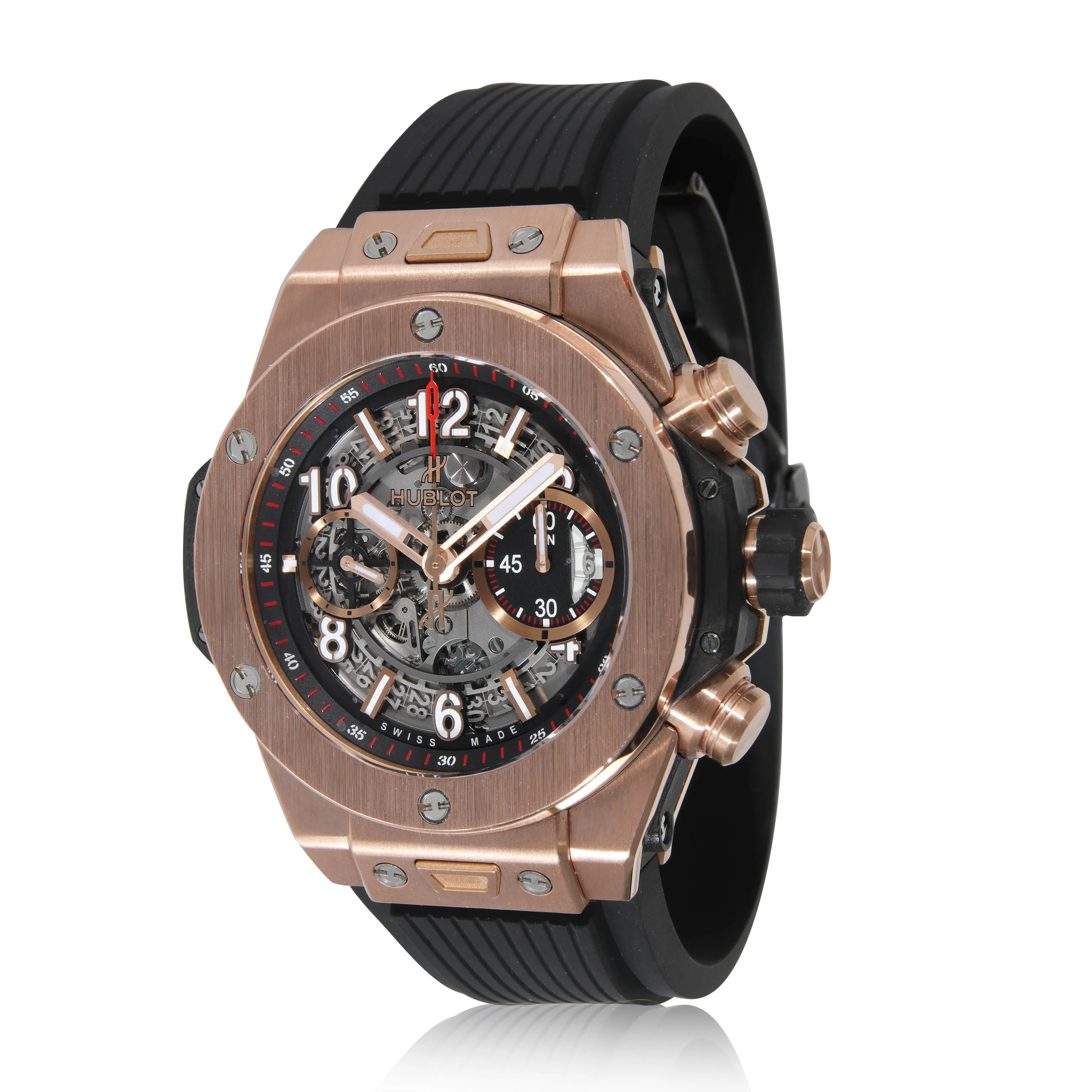 Hublot Big Bang Unico 411.OX.1180.RX Mens Watch in 18kt Titanium/Rose Gold