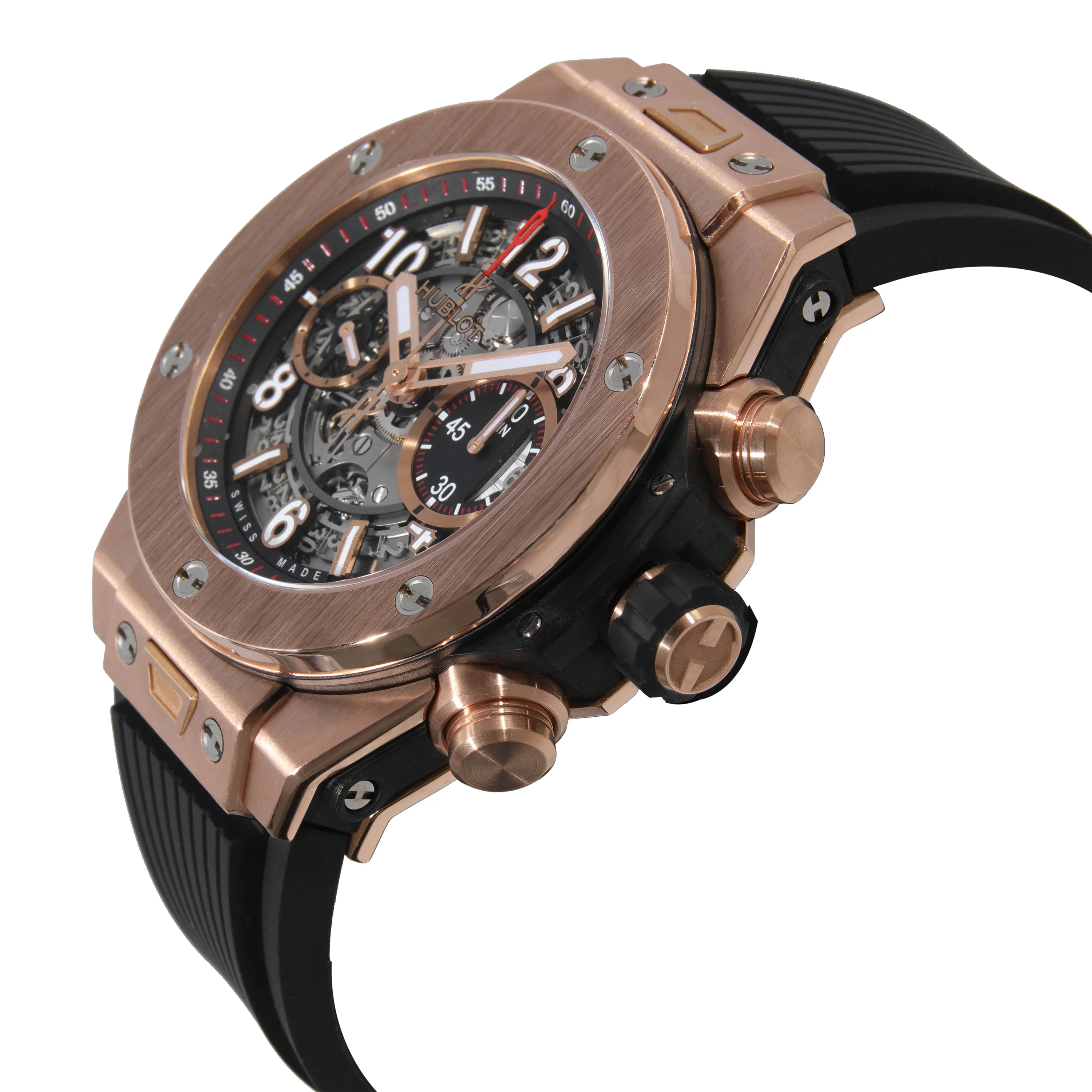 Hublot Big Bang Unico 411.OX.1180.RX Mens Watch in 18kt Titanium/Rose Gold - Image 3