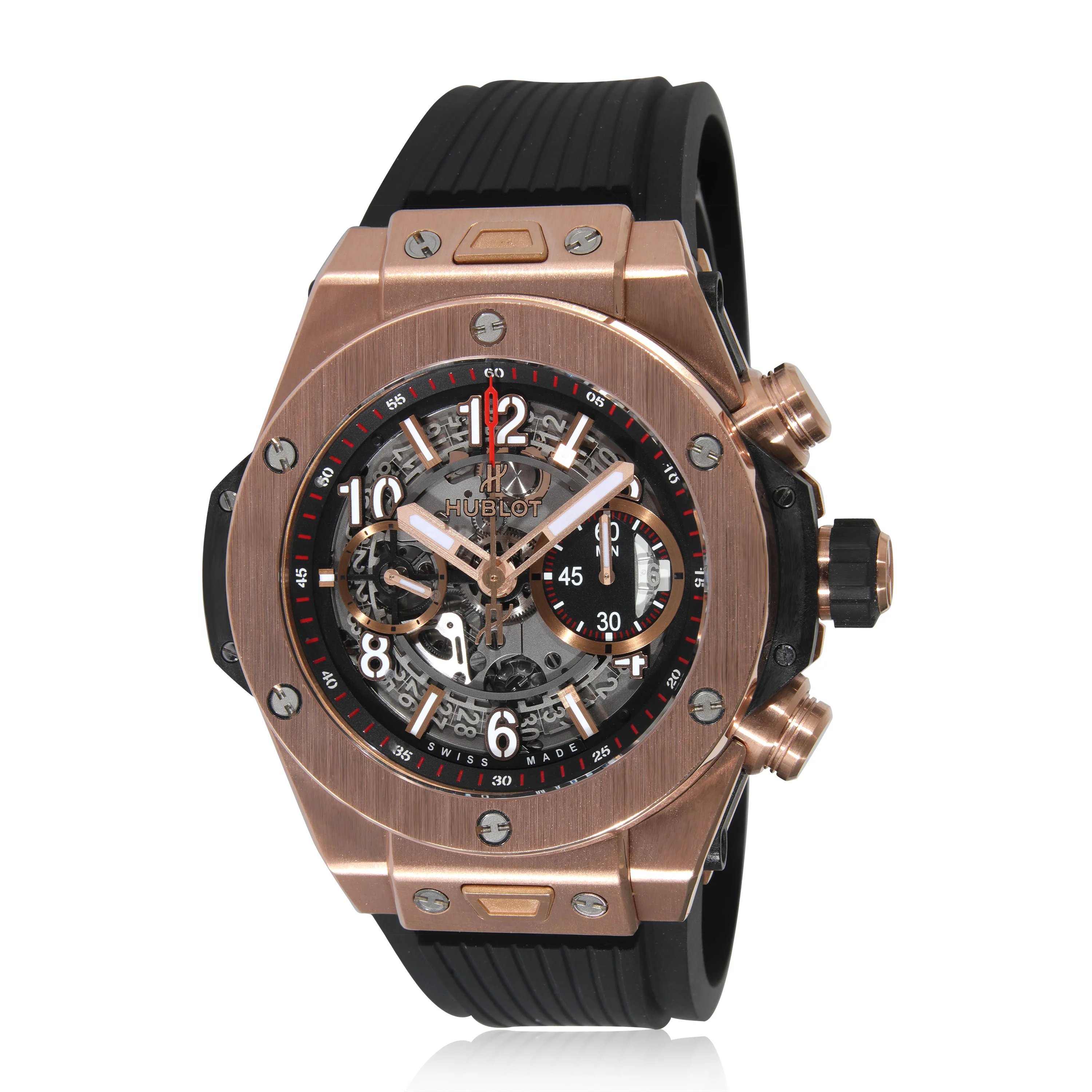 Hublot Big Bang Unico 411.OX.1180.RX Mens Watch in 18kt Titanium/Rose Gold - Image 6
