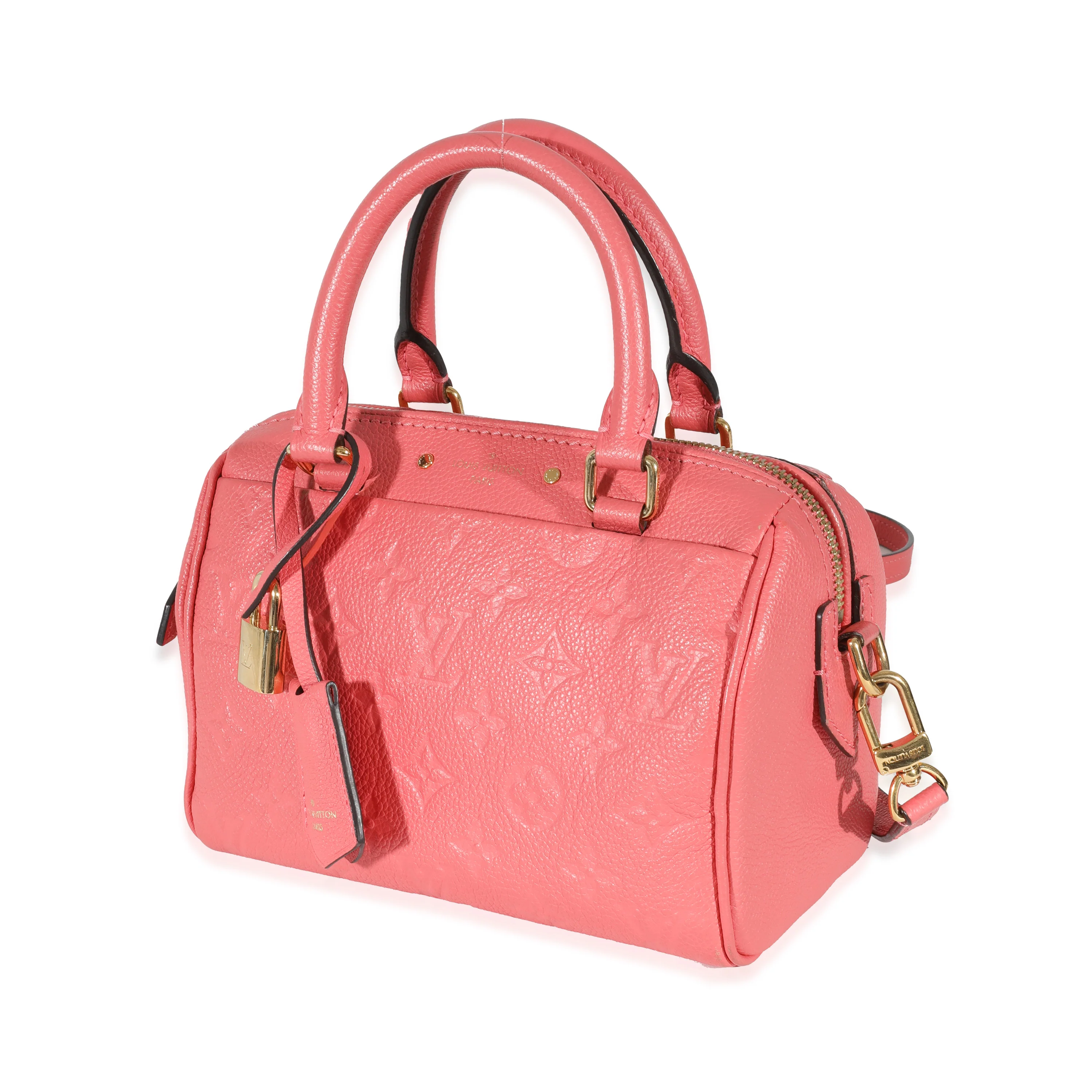 Louis Vuitton Pink Monogram Empreinte Speedy Bandoulière NM 20 - Image 2
