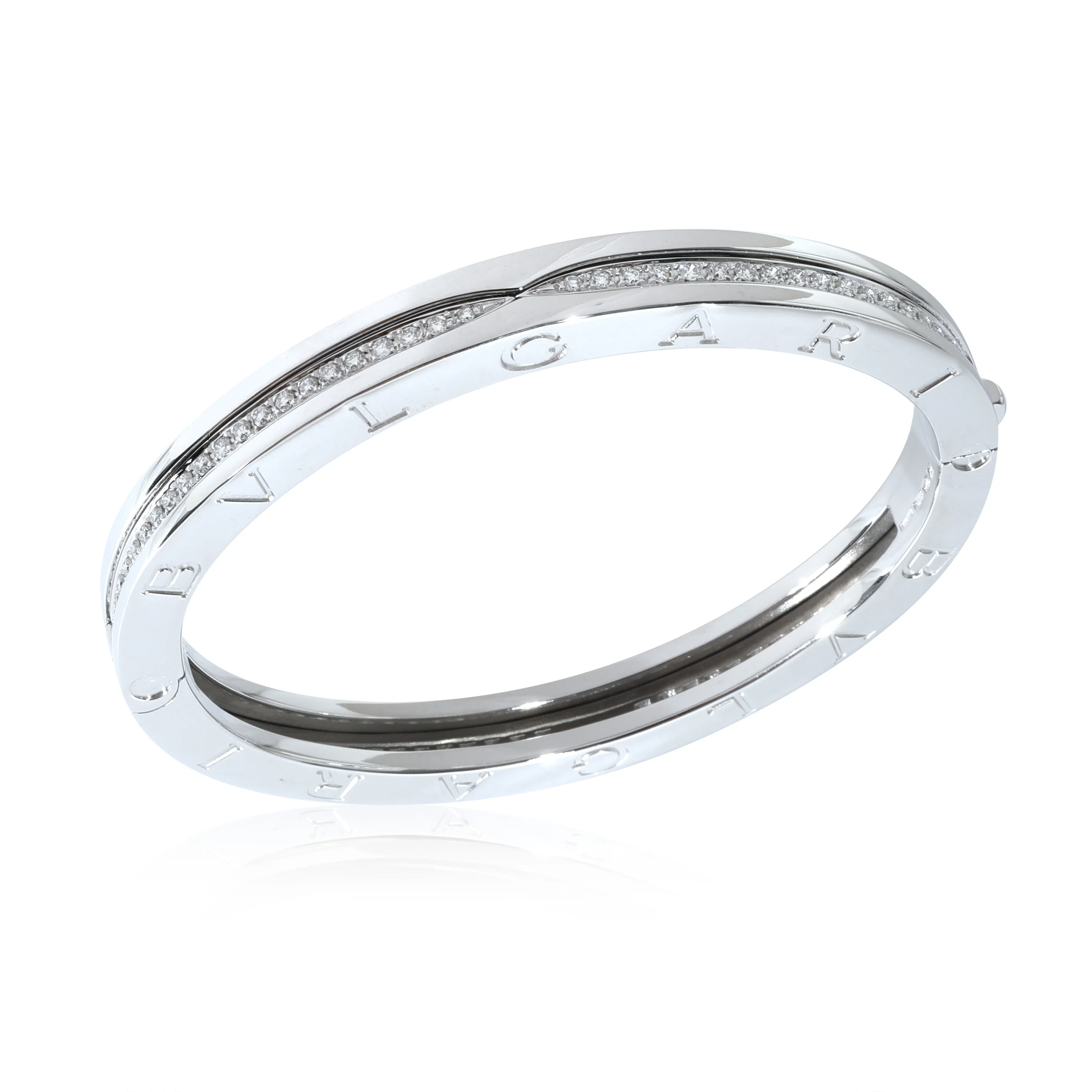 B.zero1 Bracelet in 18K White Gold 1.23 CTW - Image 3