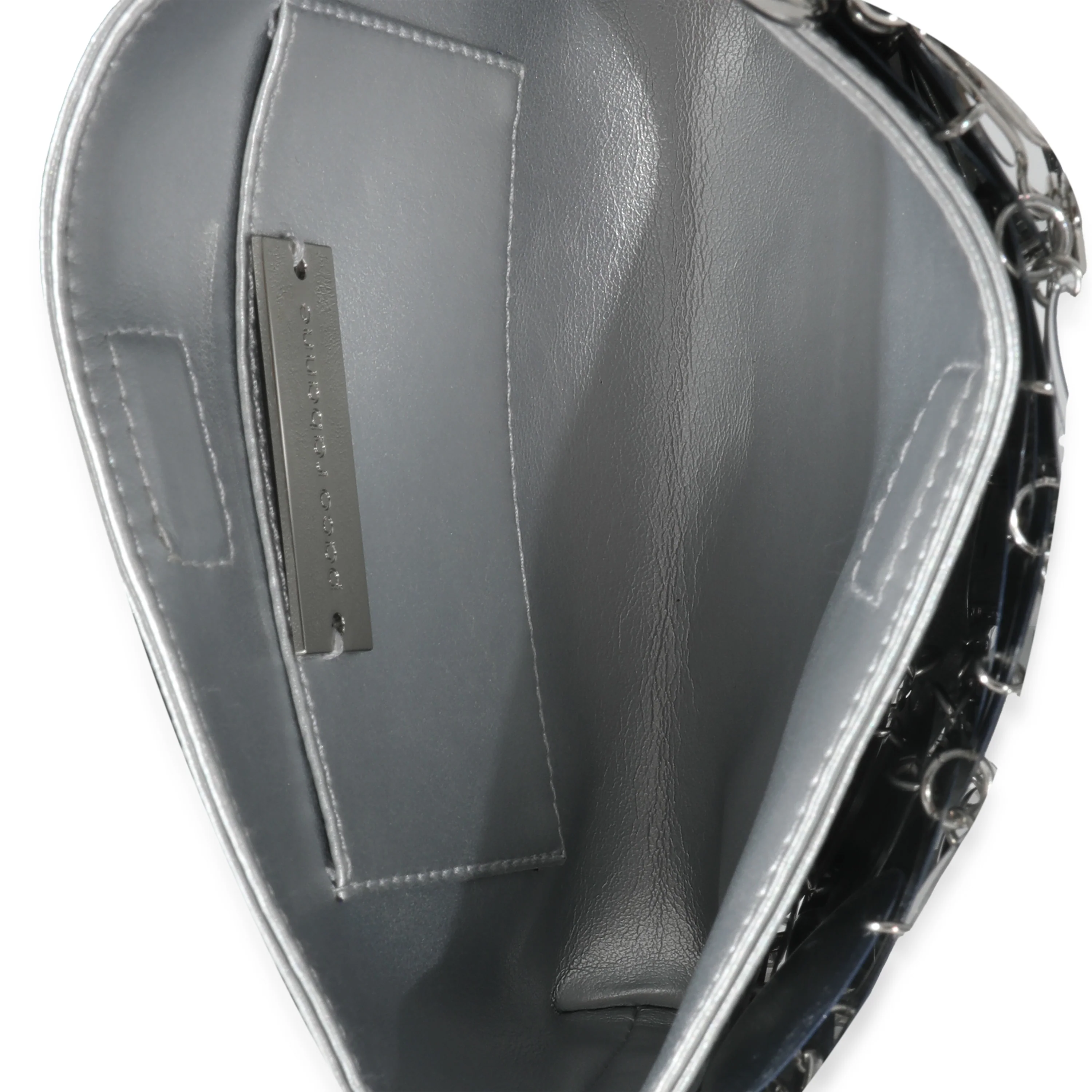 Paco Rabanne Silver Disk 1969 Sparkle Nano Bag - Image 7