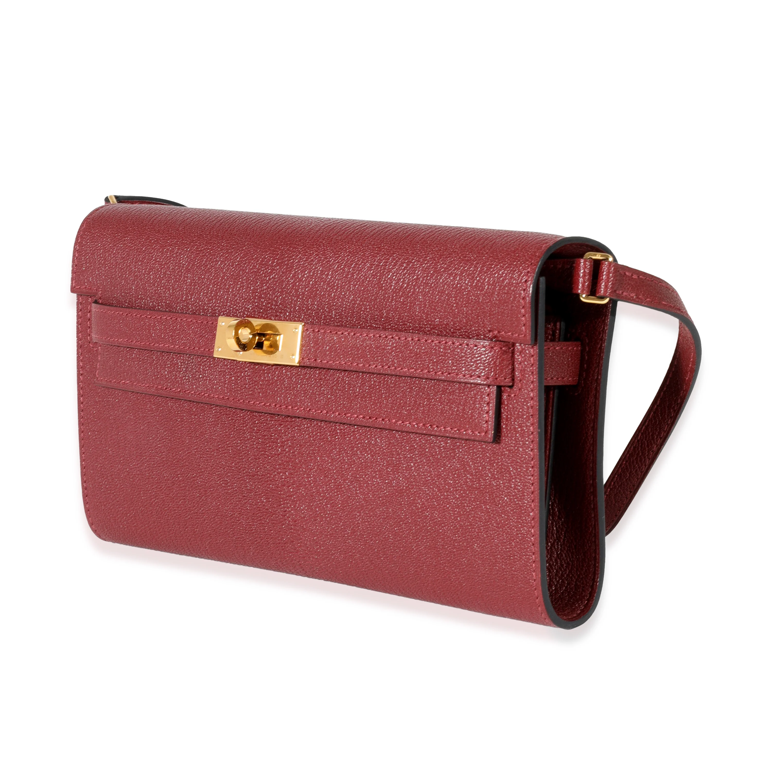Hermes Rouge H Chevre Kelly To Go GHW - Image 2