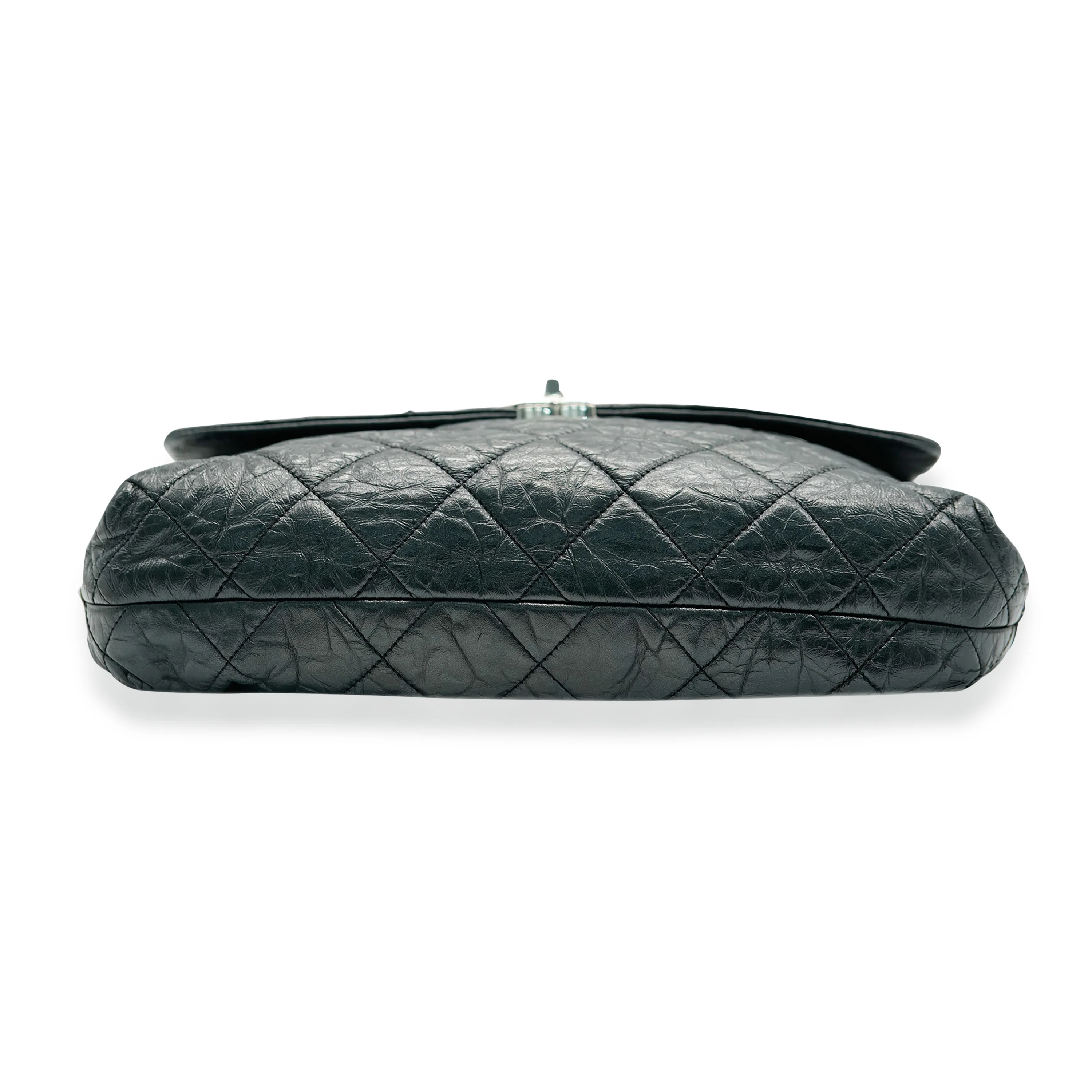 Chanel Black Crackled Aged Calfskin Big Bang Flap Bag - Image 9