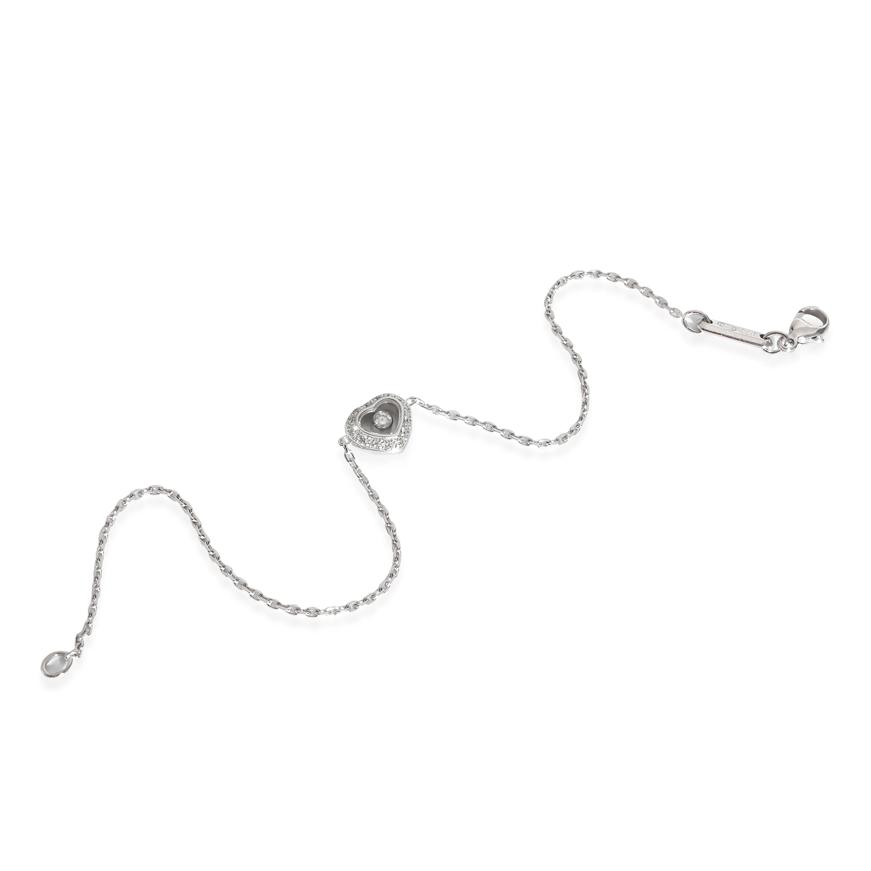 Happy Diamonds Bracelet in 18k White Gold 0.19 CTW - Image 2
