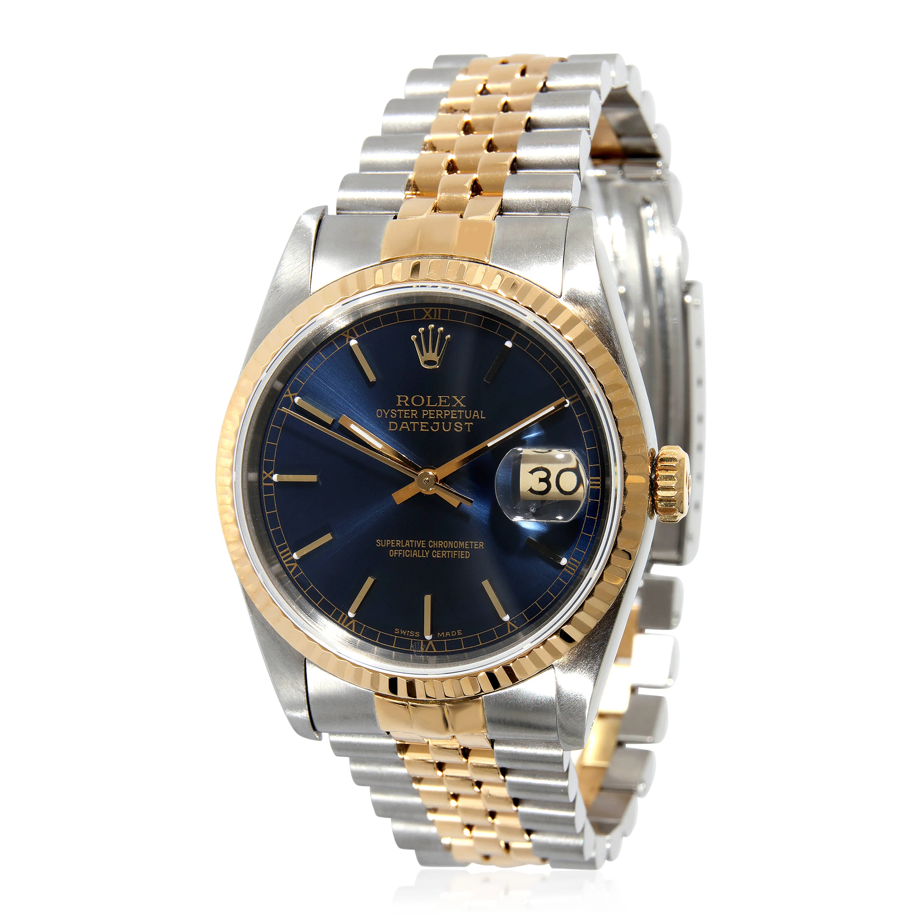 Rolex Datejust 16233 Mens Watch in 18kt Stainless Steel/Yellow Gold